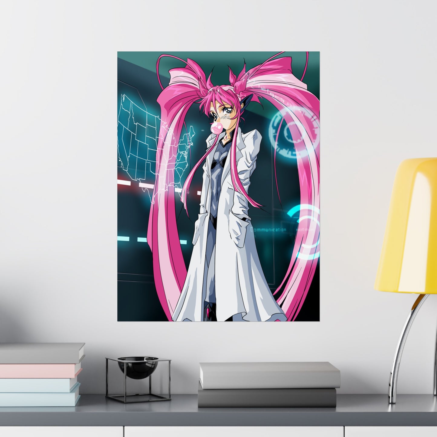 Yuimei definitely not plotting world domination Premium Matte Vertical Poster