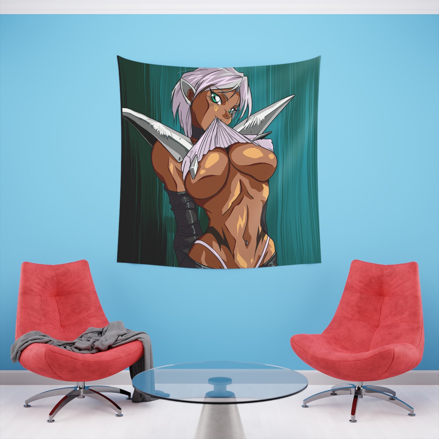 Misha sexy flirting tapestry