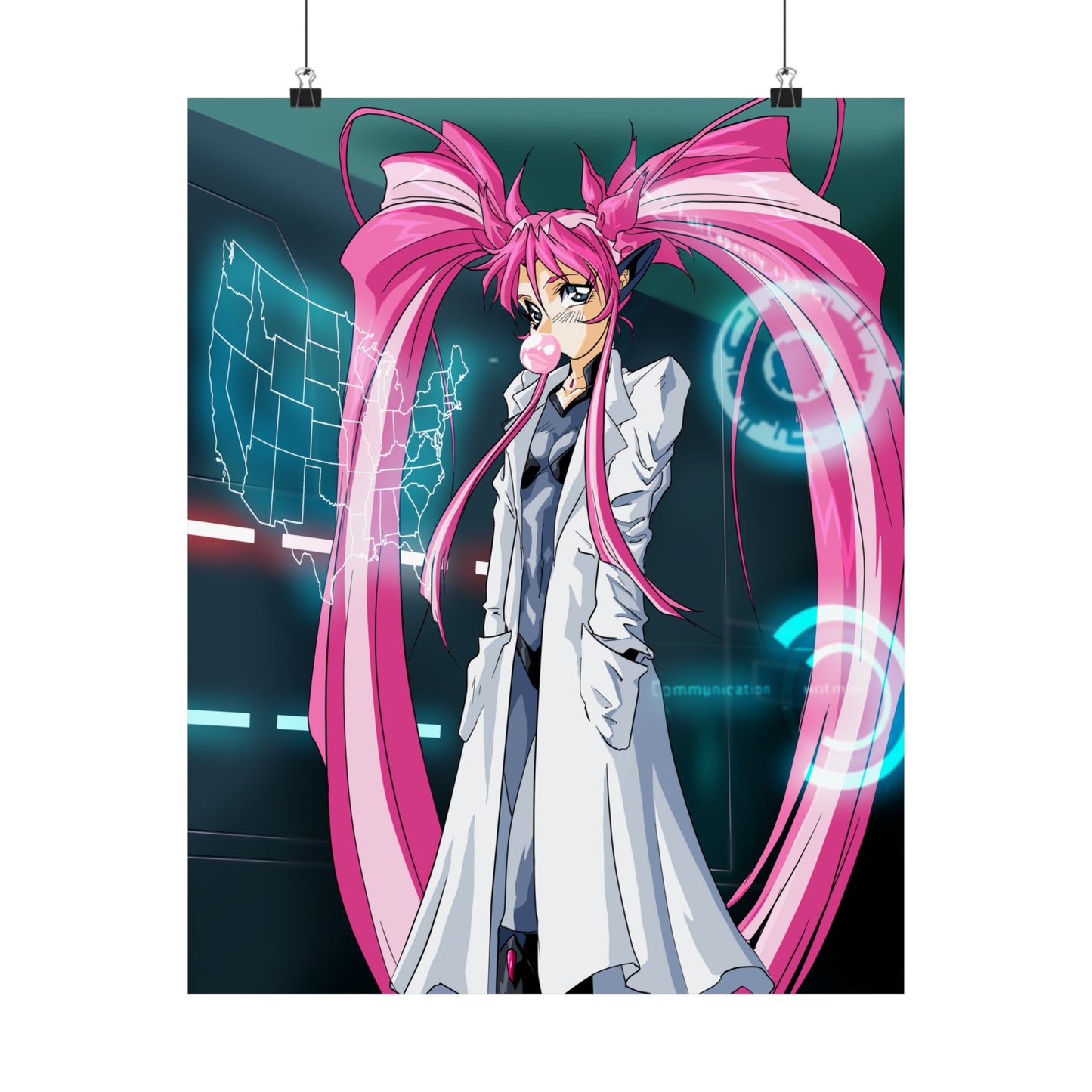 Yuimei definitely not plotting world domination Premium Matte Vertical Poster