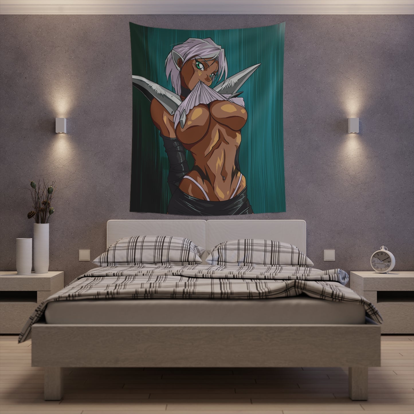 Misha sexy flirting tapestry