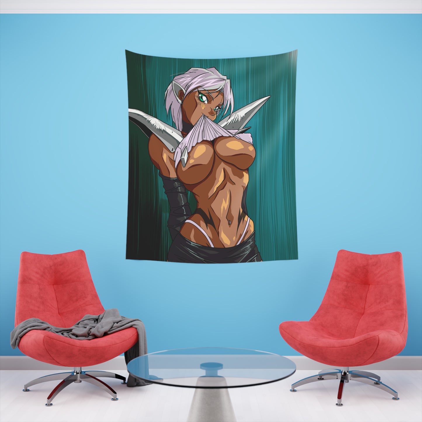 Misha sexy flirting tapestry