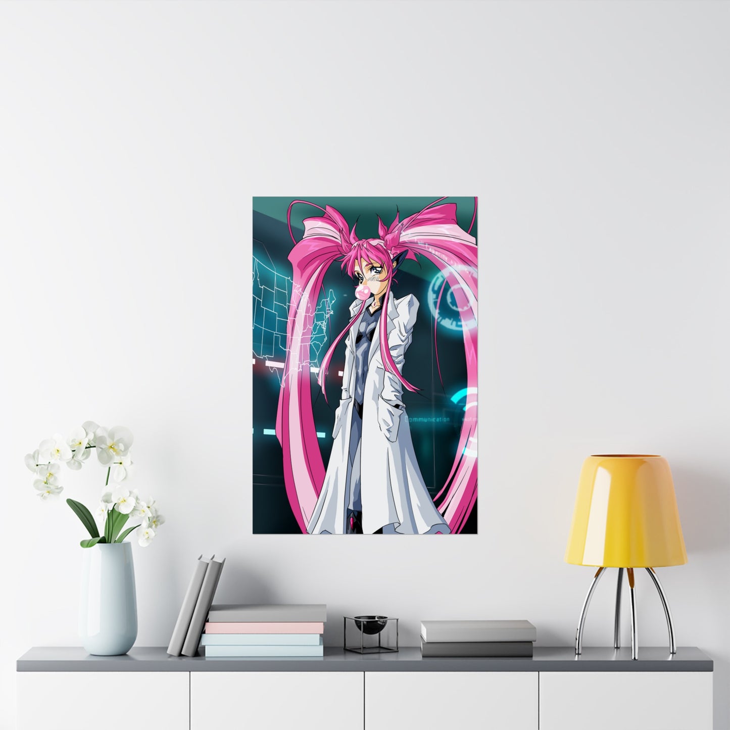 Yuimei definitely not plotting world domination Premium Matte Vertical Poster