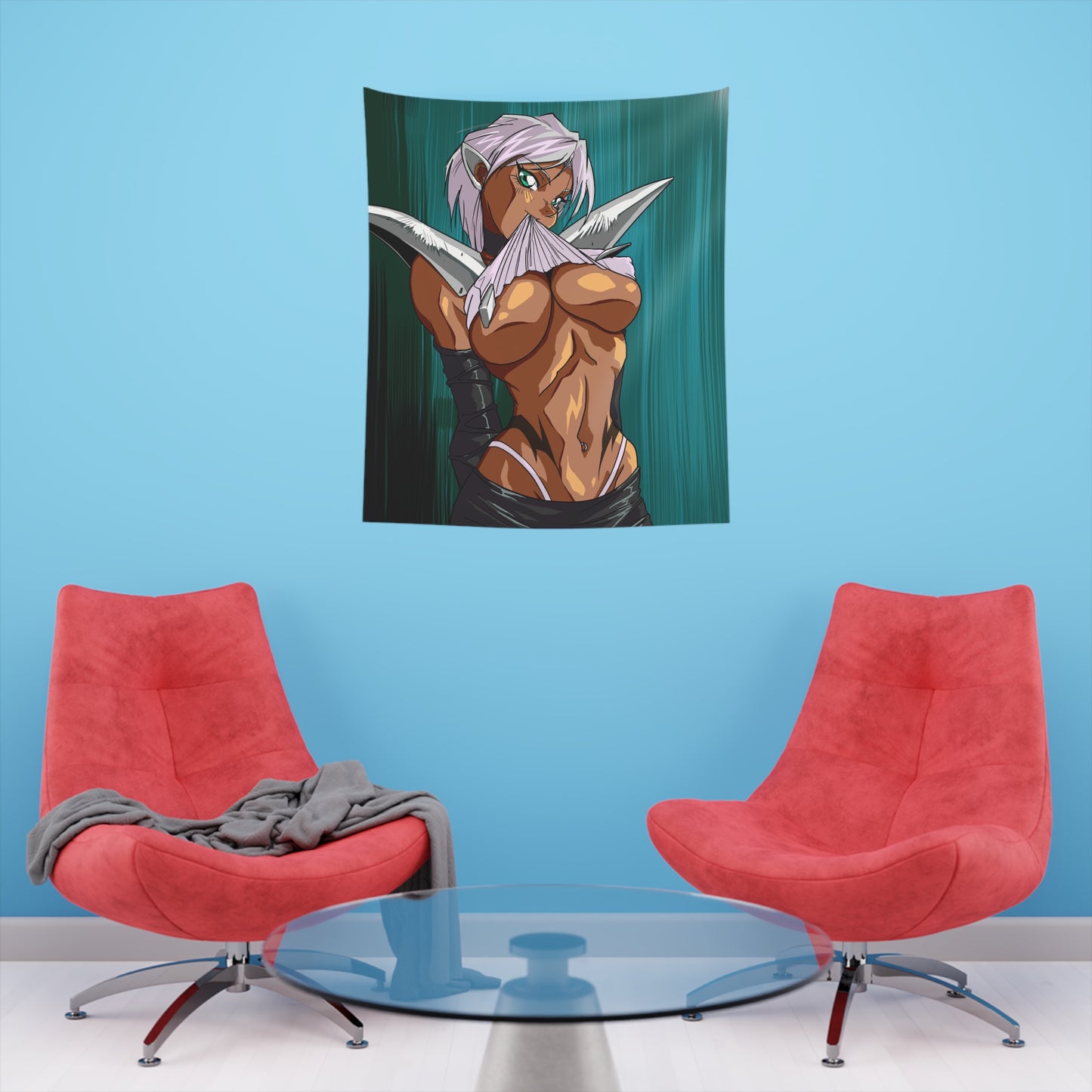 Misha sexy flirting tapestry