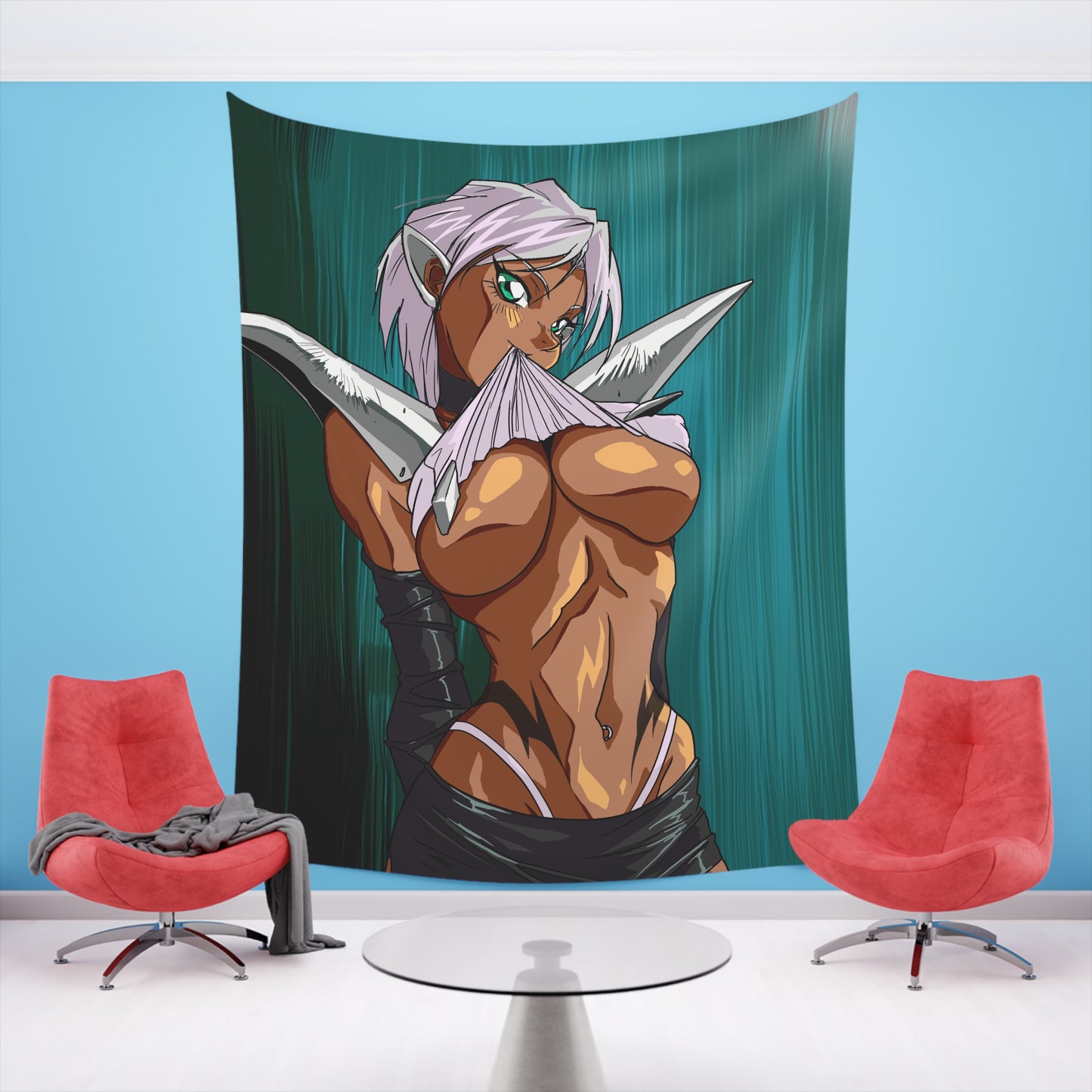 Misha sexy flirting tapestry