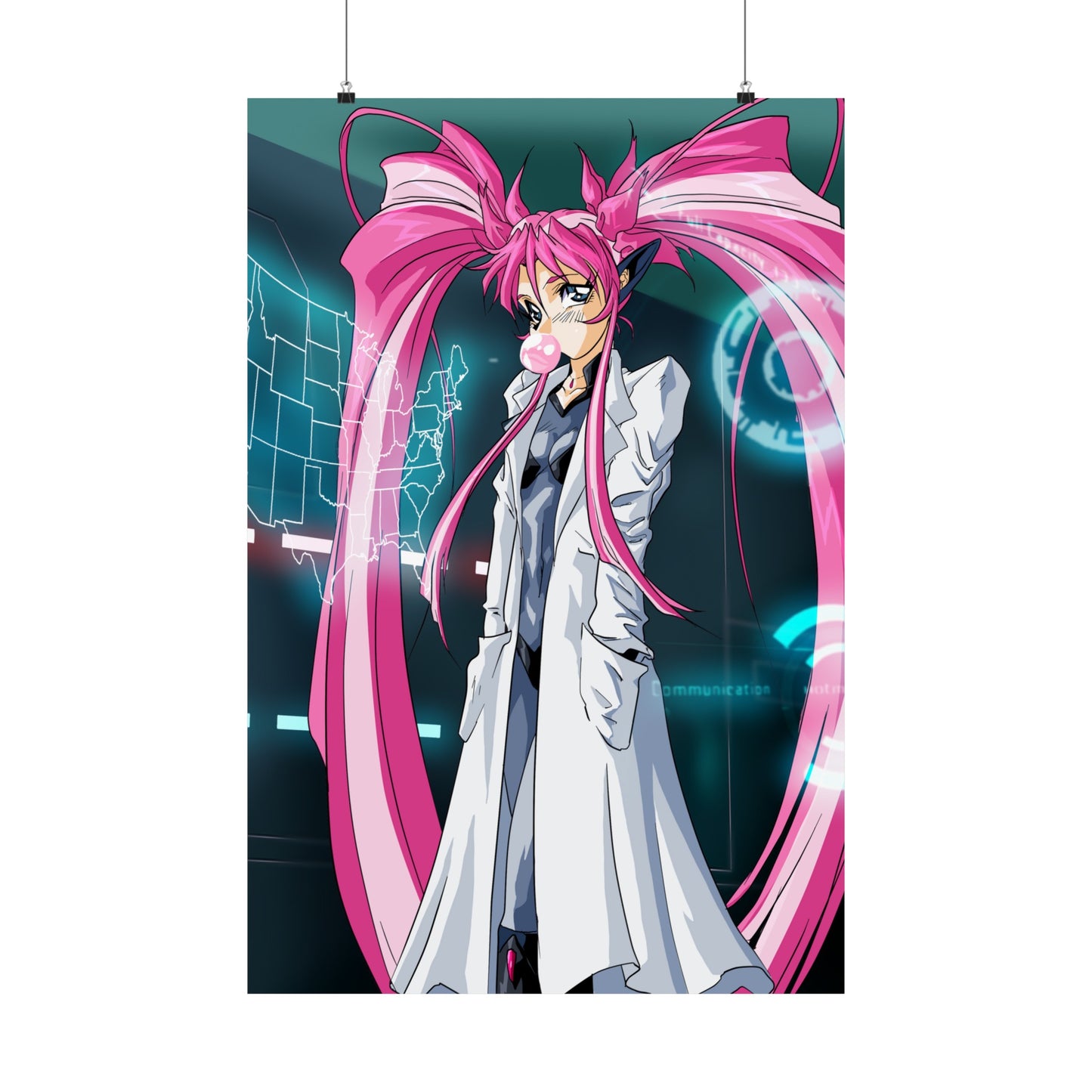 Yuimei definitely not plotting world domination Premium Matte Vertical Poster