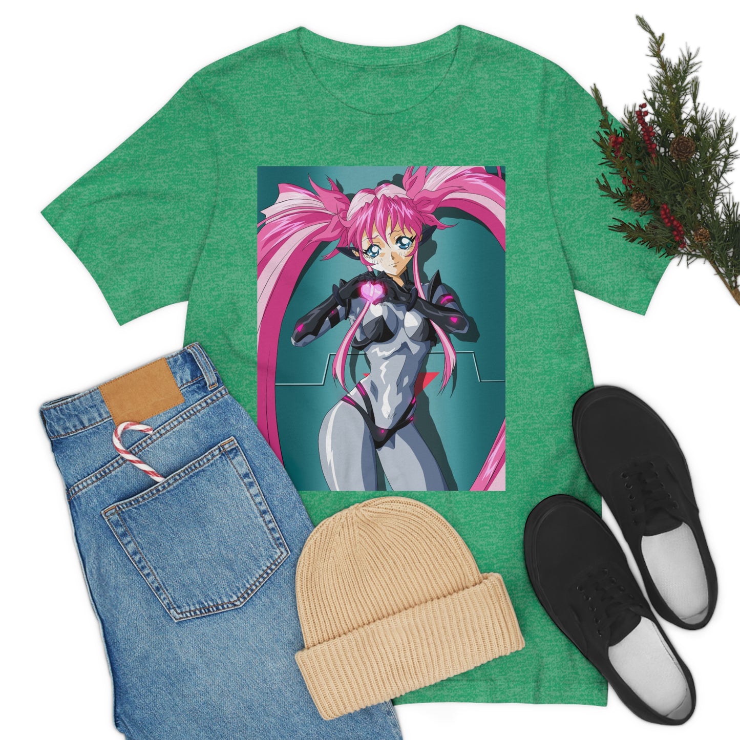 Yuimei hearts you just a little Unisex Jersey Short Sleeve Tee