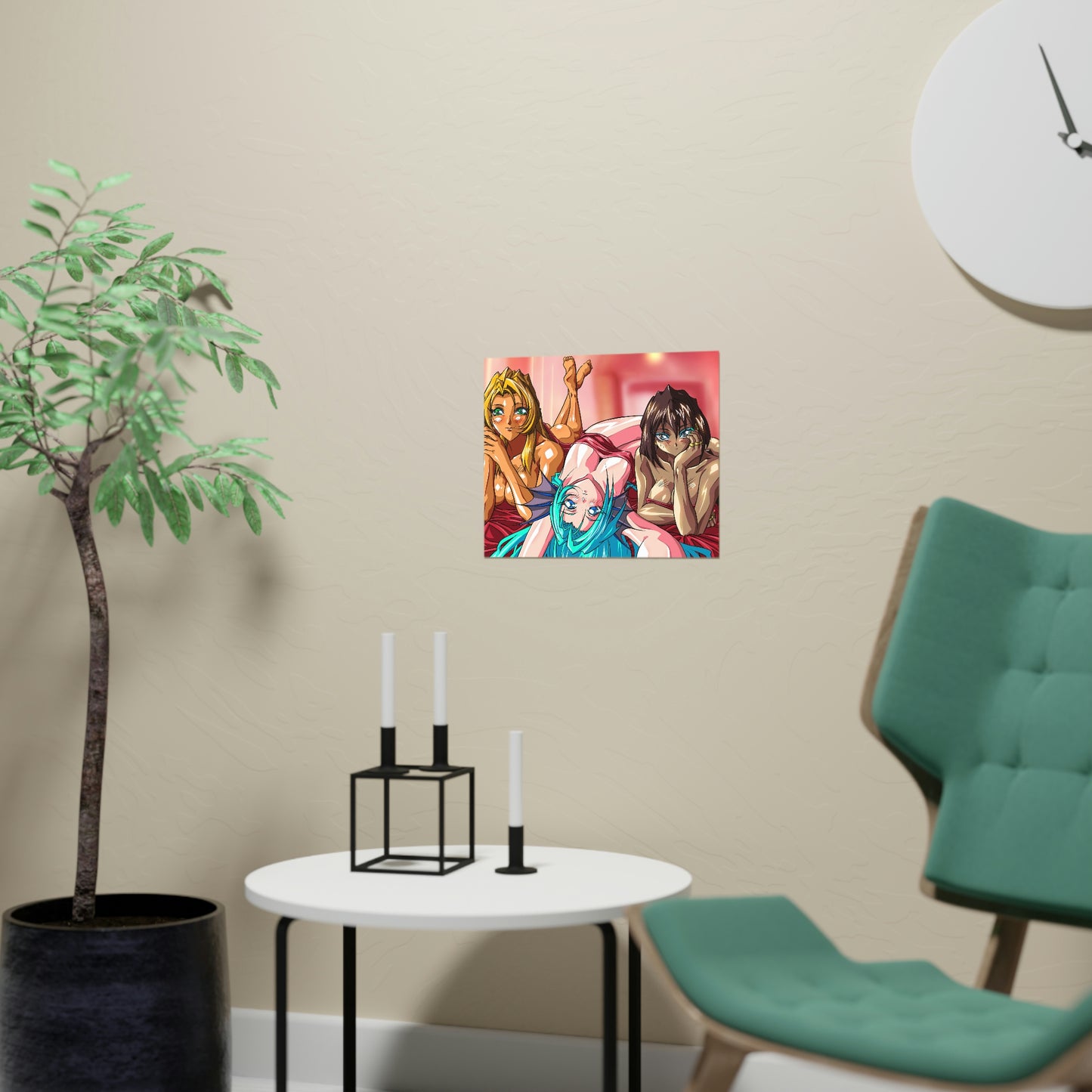 Sexy Freya, Aquarius and Osiris Horizontal Matte Poster