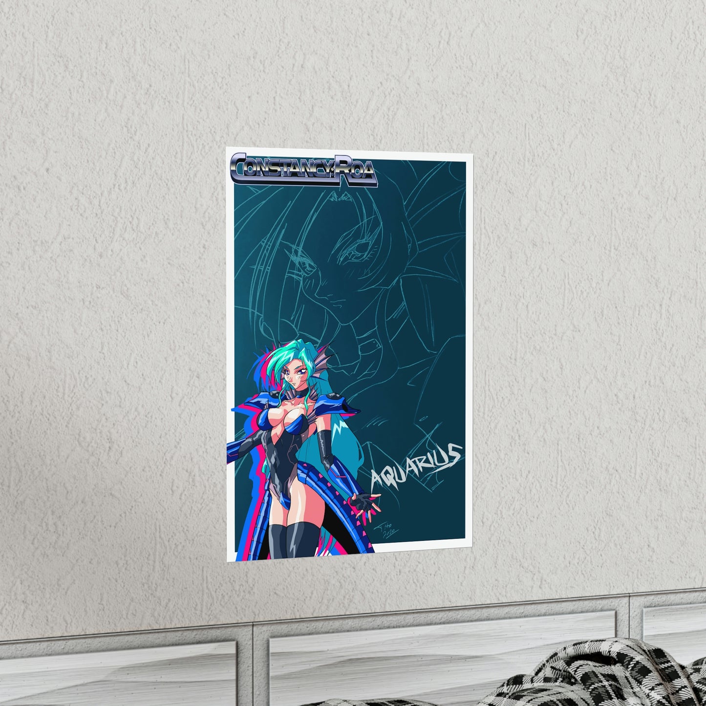 Aquarius artwork Premium Matte Vertical Posters