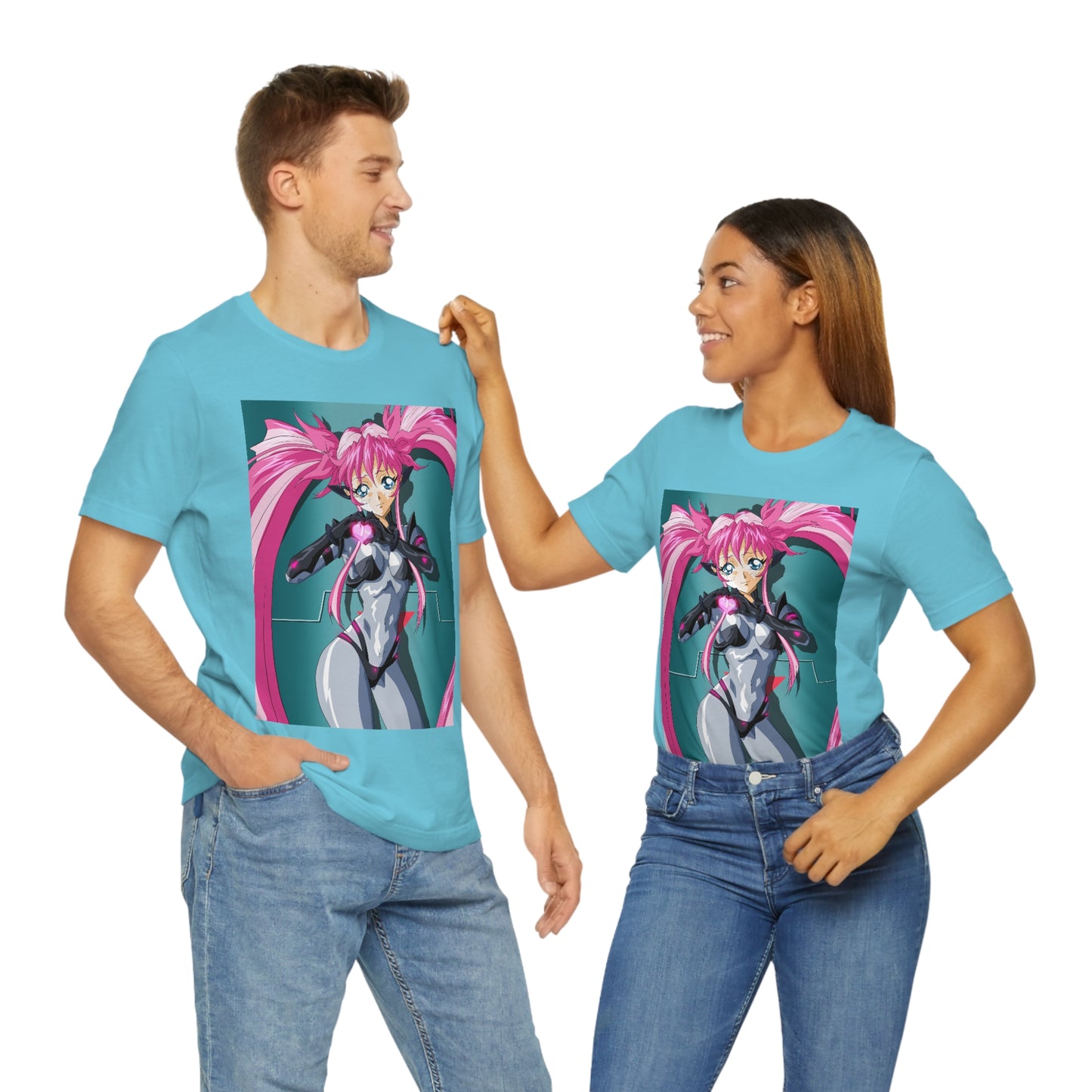 Yuimei hearts you just a little Unisex Jersey Short Sleeve Tee