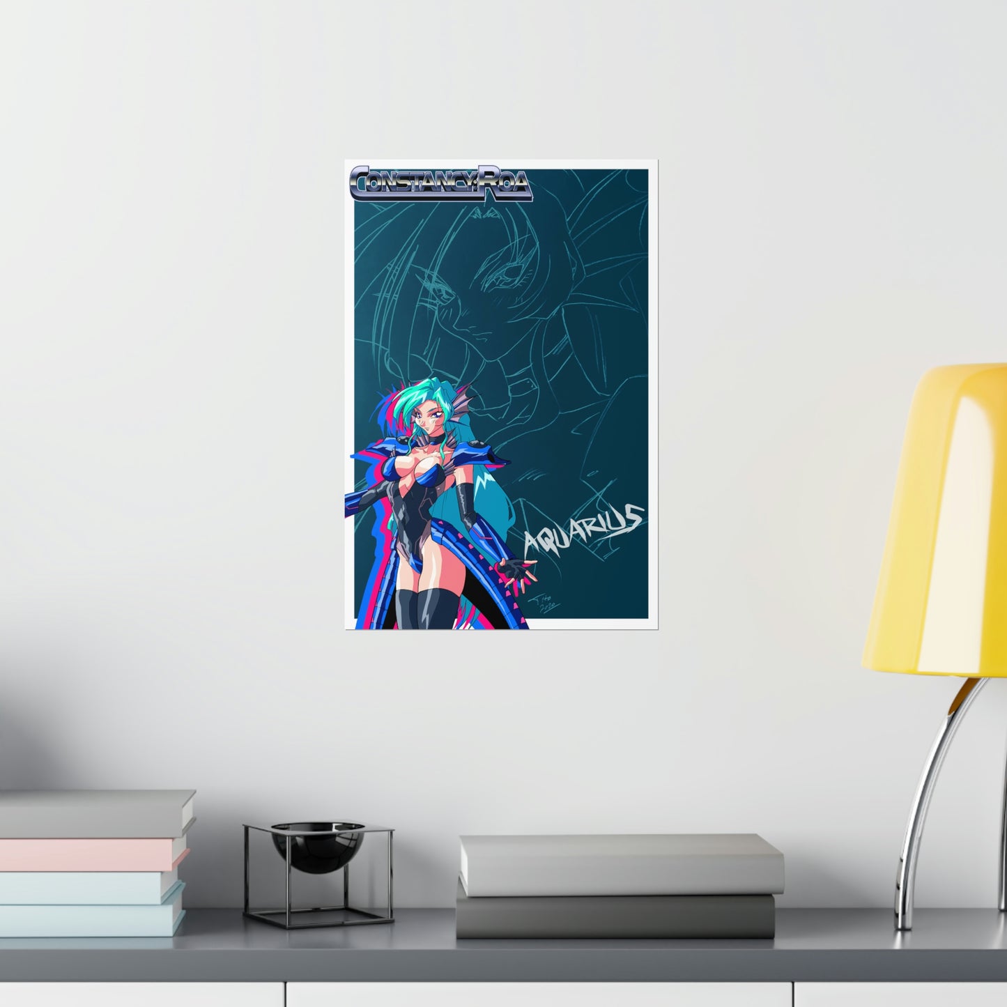Aquarius artwork Premium Matte Vertical Posters