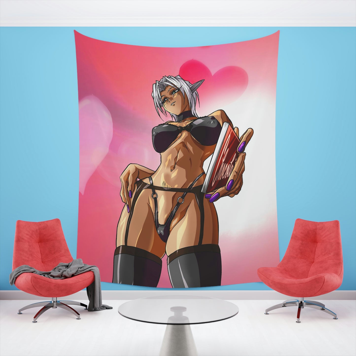 Valentines 2023 Misha sexy Wall Tapestry