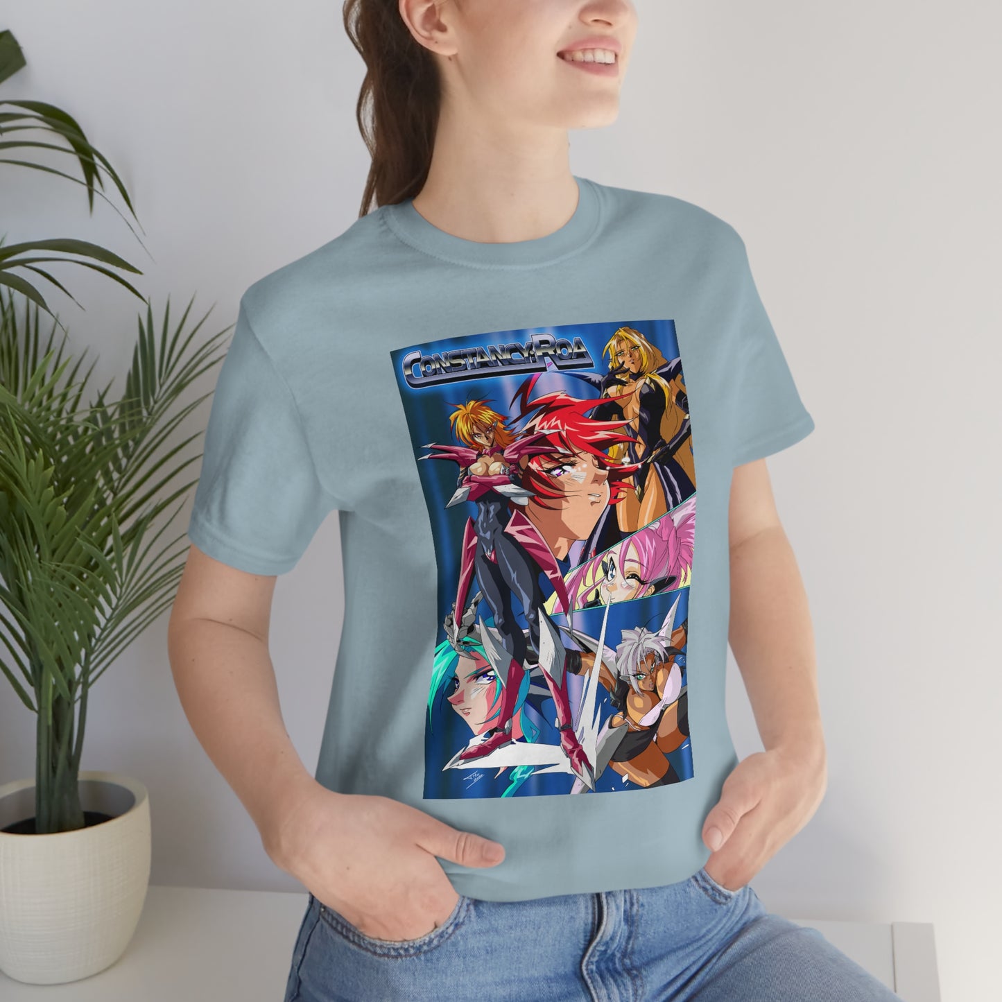 Constancy Roa poster art Unisex Jersey Short Sleeve Tee