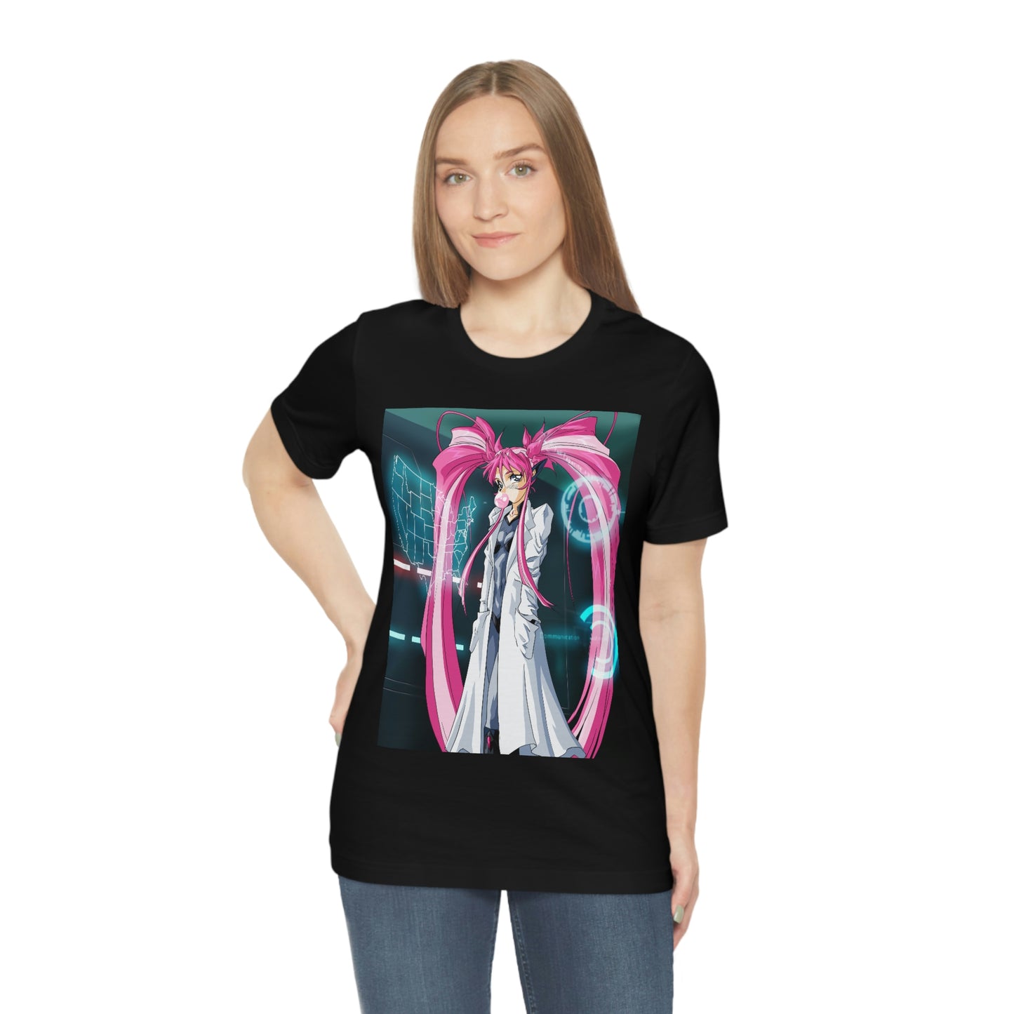 Yuimei definitely not plotting world domination Unisex Jersey Short Sleeve Tee