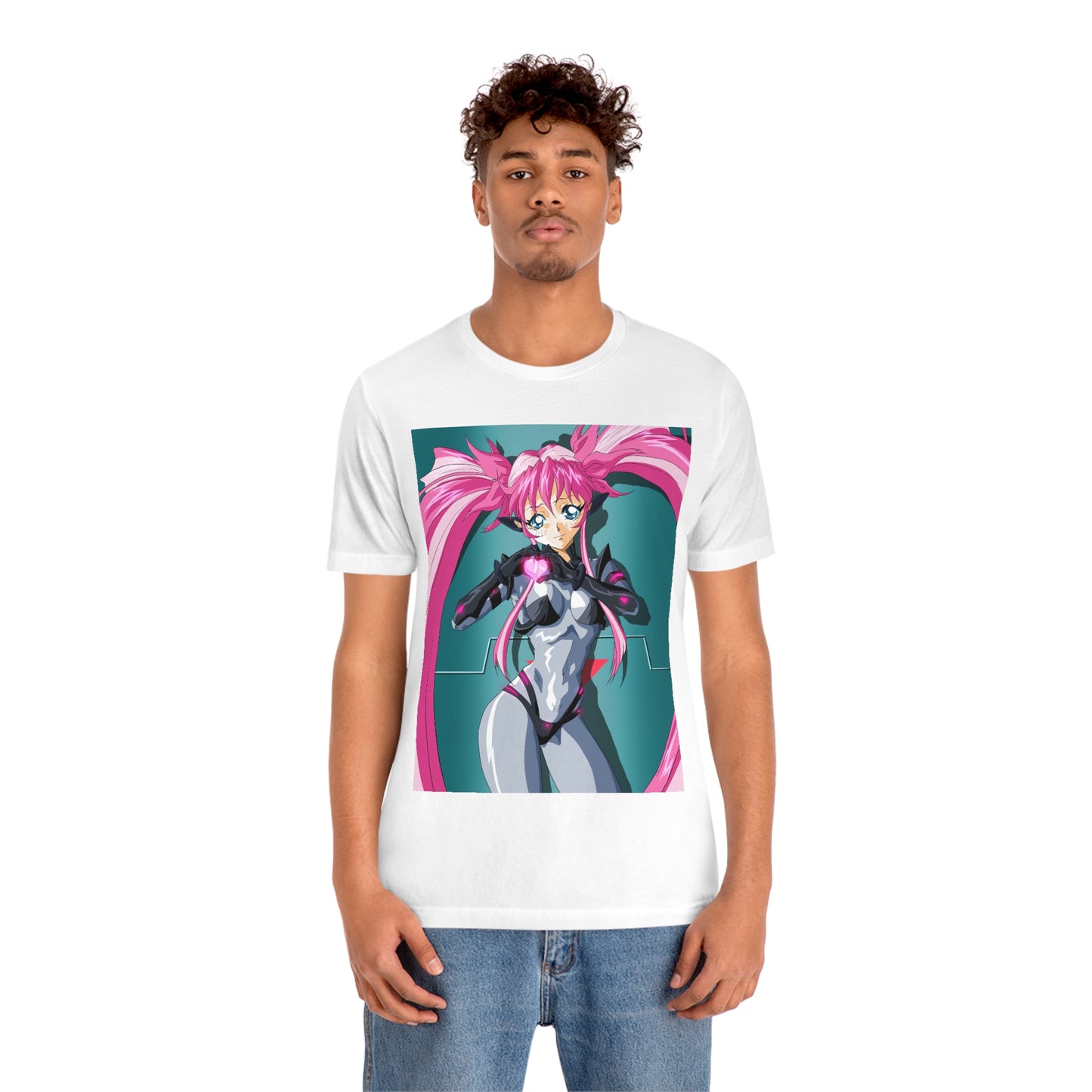 Yuimei hearts you just a little Unisex Jersey Short Sleeve Tee