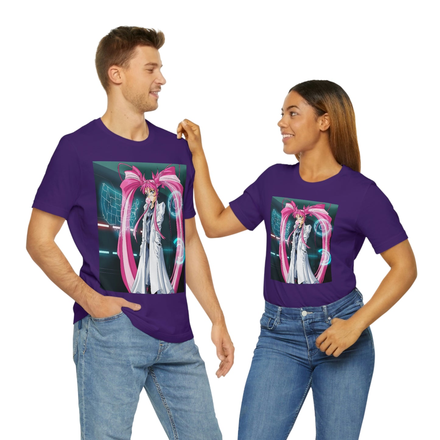 Yuimei definitely not plotting world domination Unisex Jersey Short Sleeve Tee