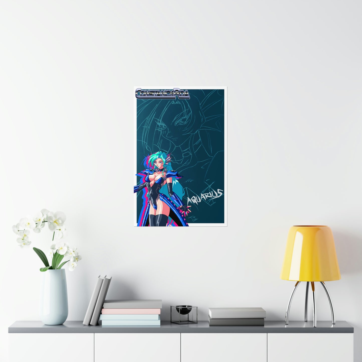 Aquarius artwork Premium Matte Vertical Posters