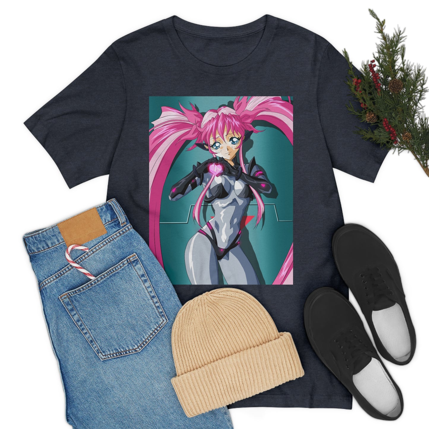 Yuimei hearts you just a little Unisex Jersey Short Sleeve Tee