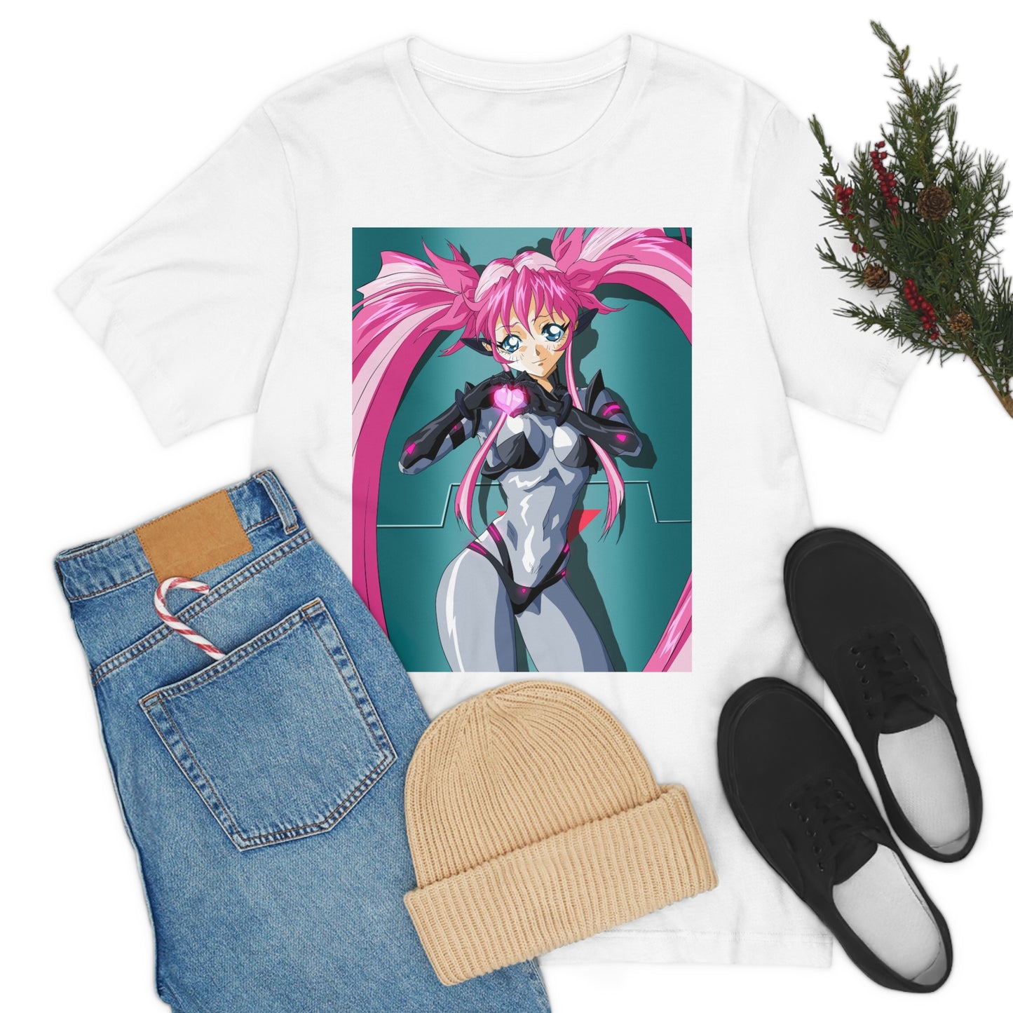 Yuimei hearts you just a little Unisex Jersey Short Sleeve Tee