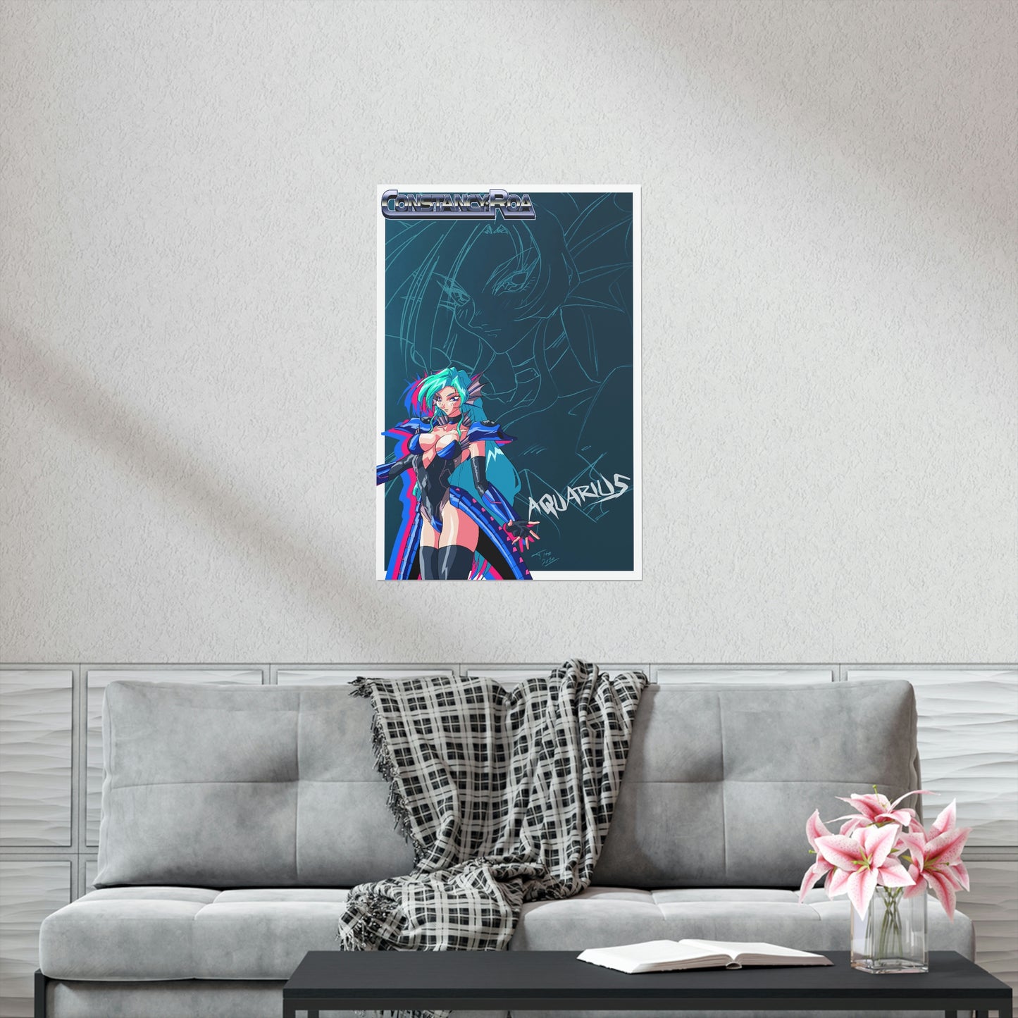 Aquarius artwork Premium Matte Vertical Posters