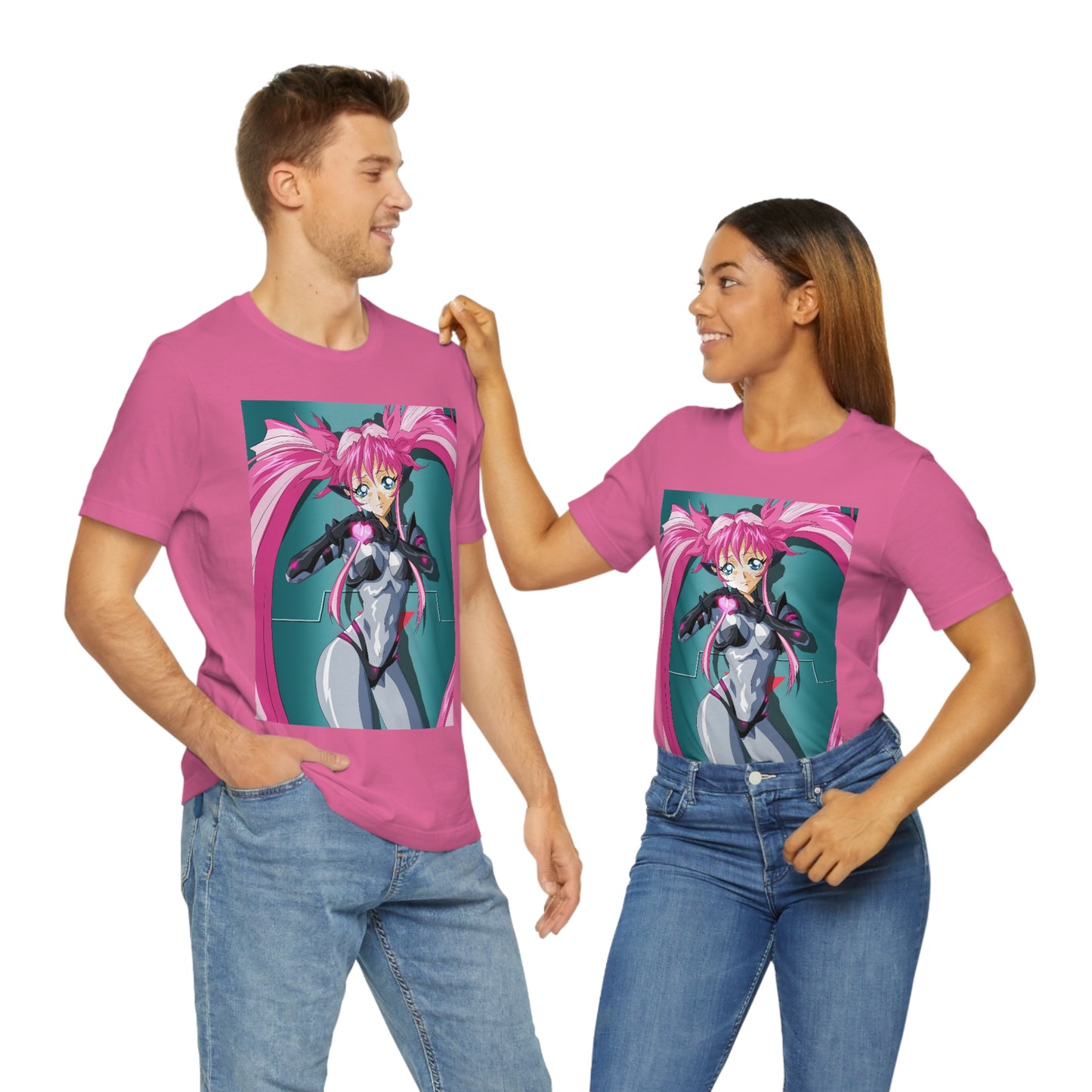 Yuimei hearts you just a little Unisex Jersey Short Sleeve Tee