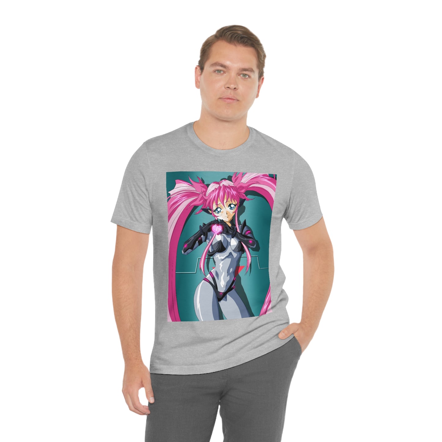 Yuimei hearts you just a little Unisex Jersey Short Sleeve Tee