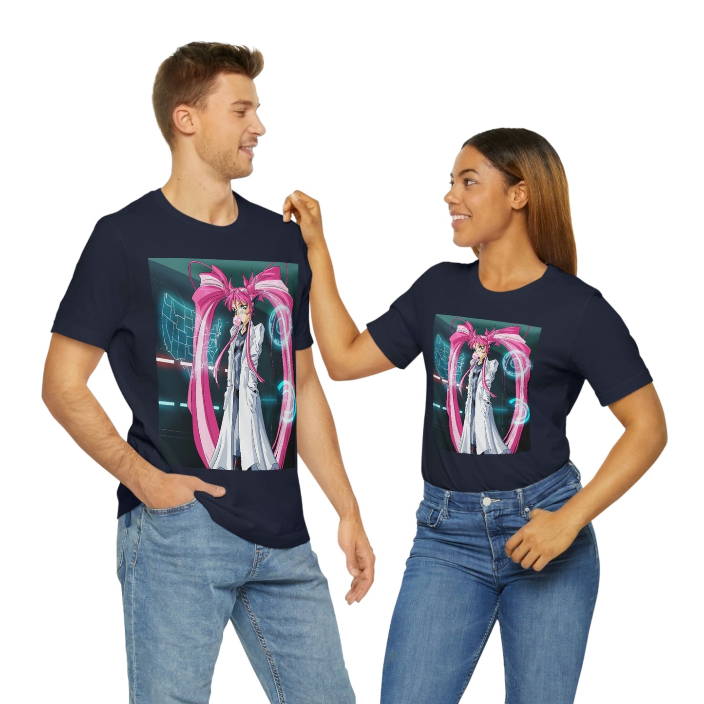 Yuimei definitely not plotting world domination Unisex Jersey Short Sleeve Tee
