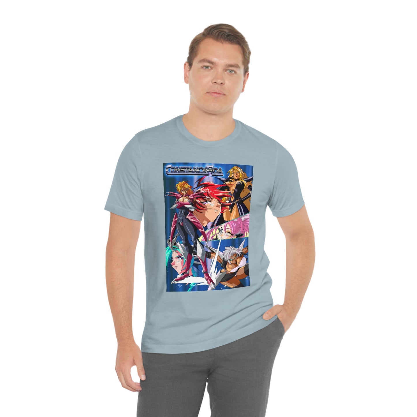 Constancy Roa poster art Unisex Jersey Short Sleeve Tee