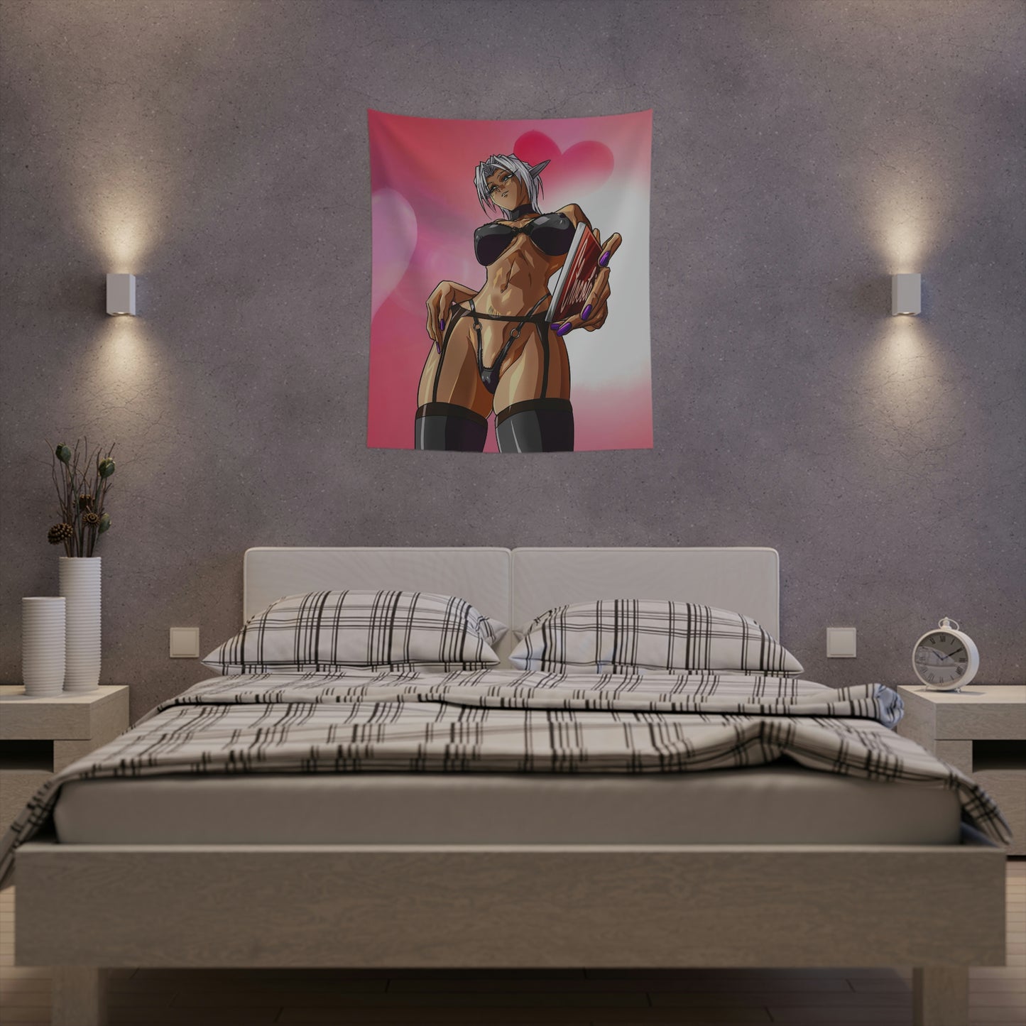 Valentines 2023 Misha sexy Wall Tapestry
