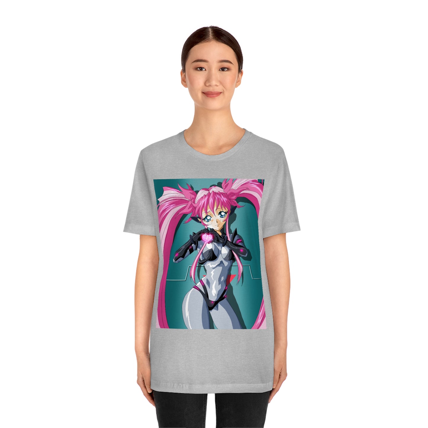 Yuimei hearts you just a little Unisex Jersey Short Sleeve Tee