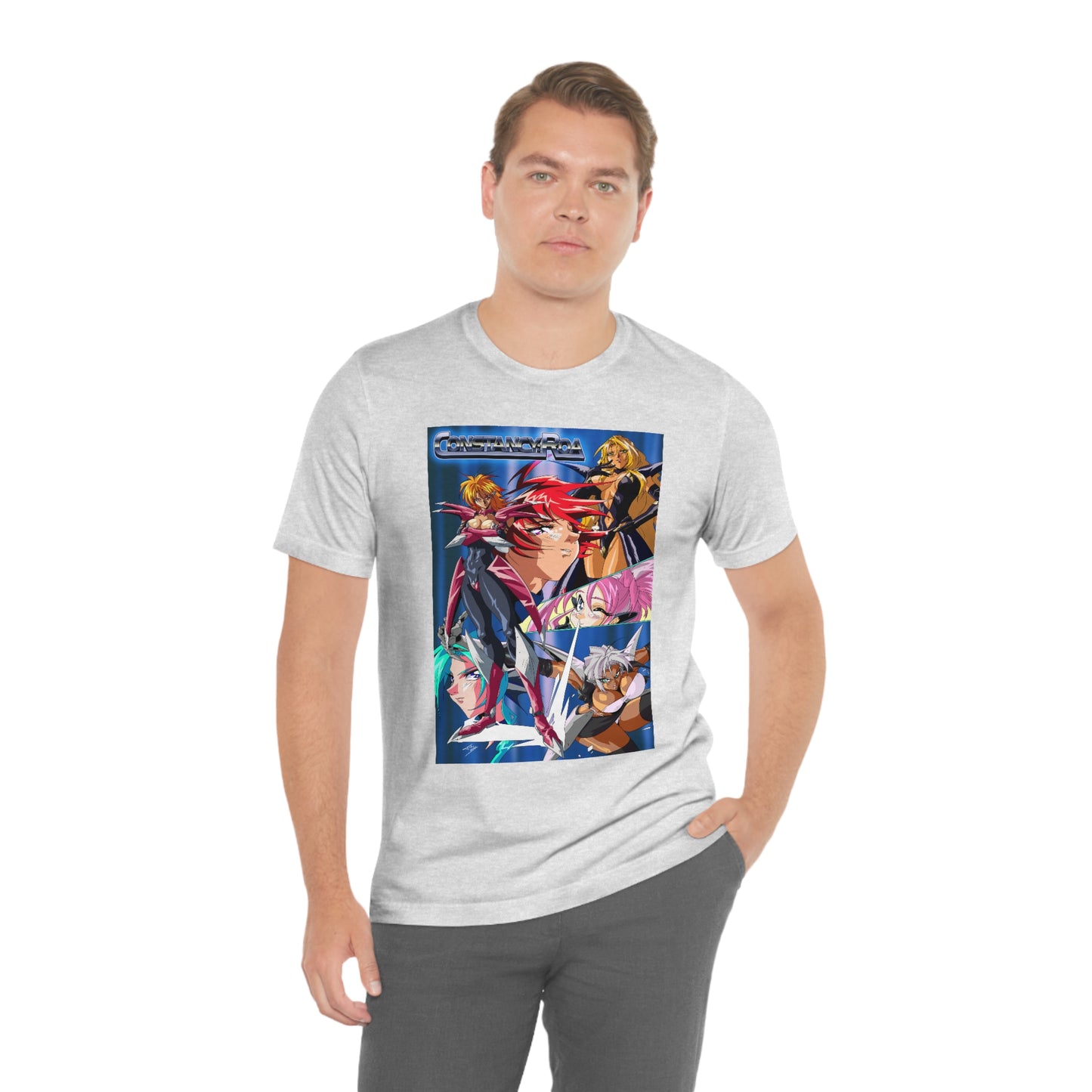 Constancy Roa poster art Unisex Jersey Short Sleeve Tee