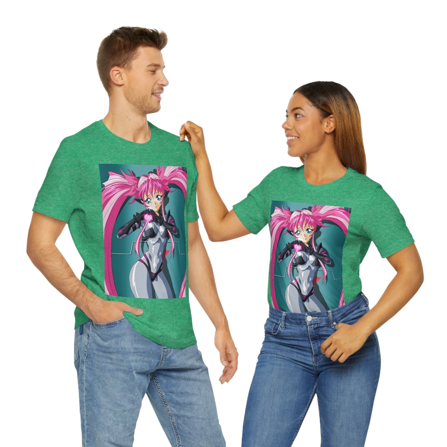 Yuimei hearts you just a little Unisex Jersey Short Sleeve Tee