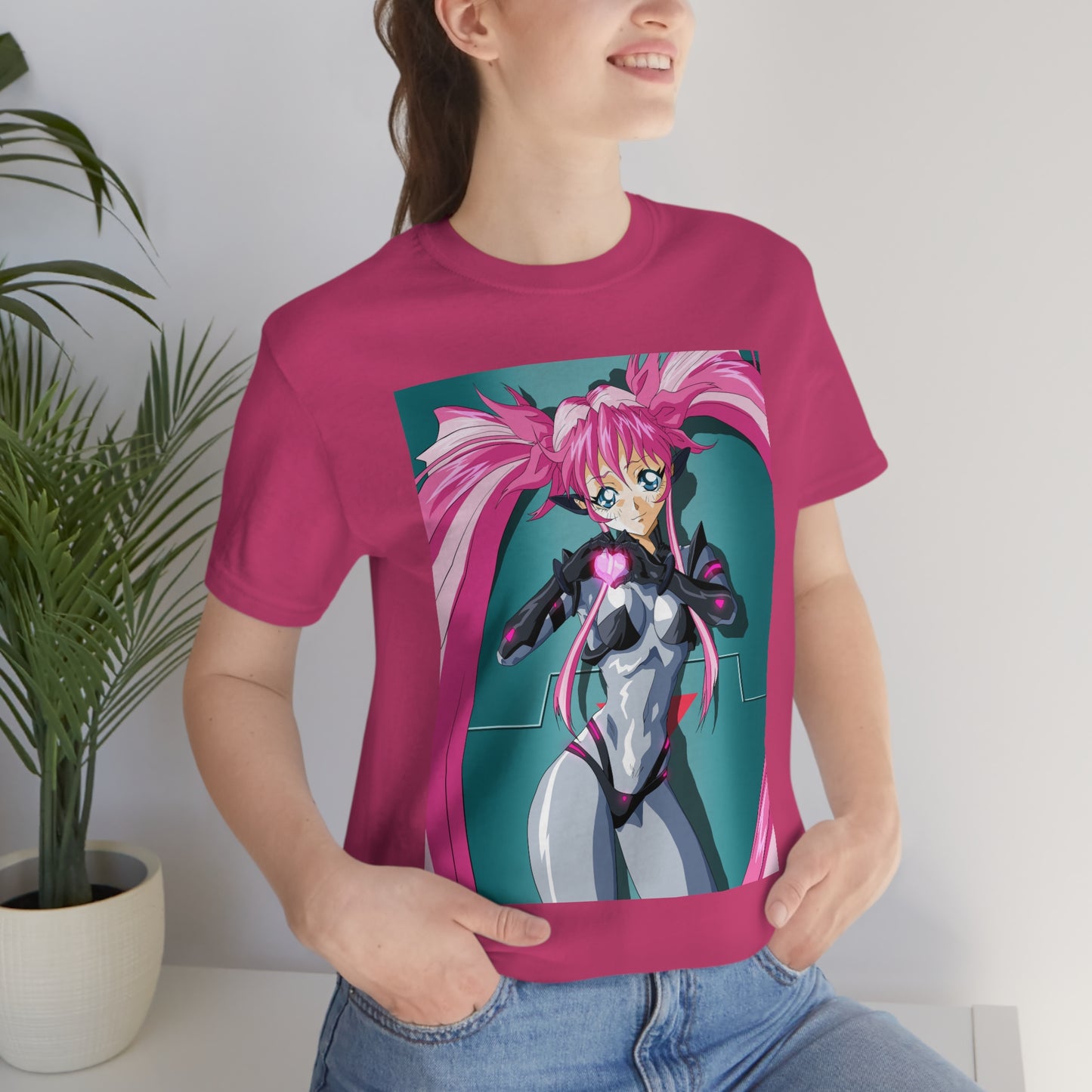 Yuimei hearts you just a little Unisex Jersey Short Sleeve Tee