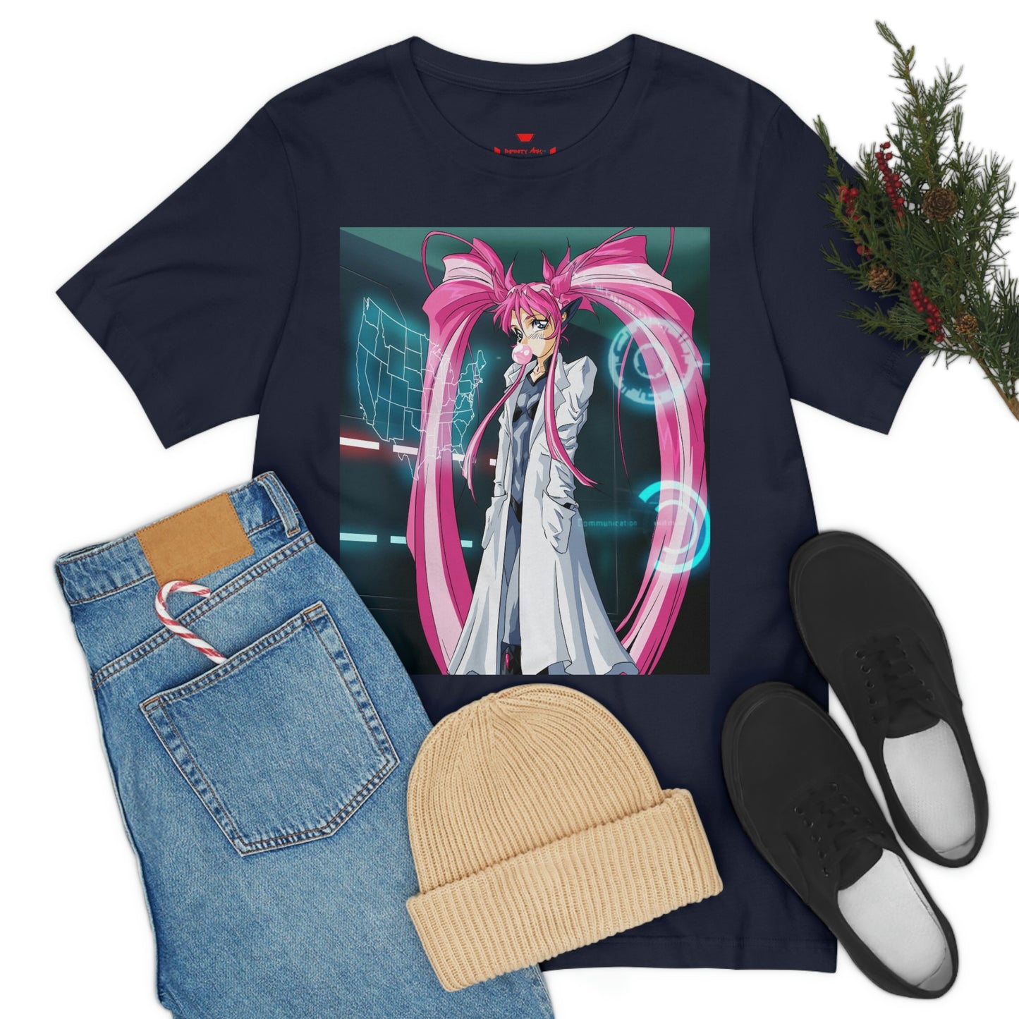 Yuimei definitely not plotting world domination Unisex Jersey Short Sleeve Tee
