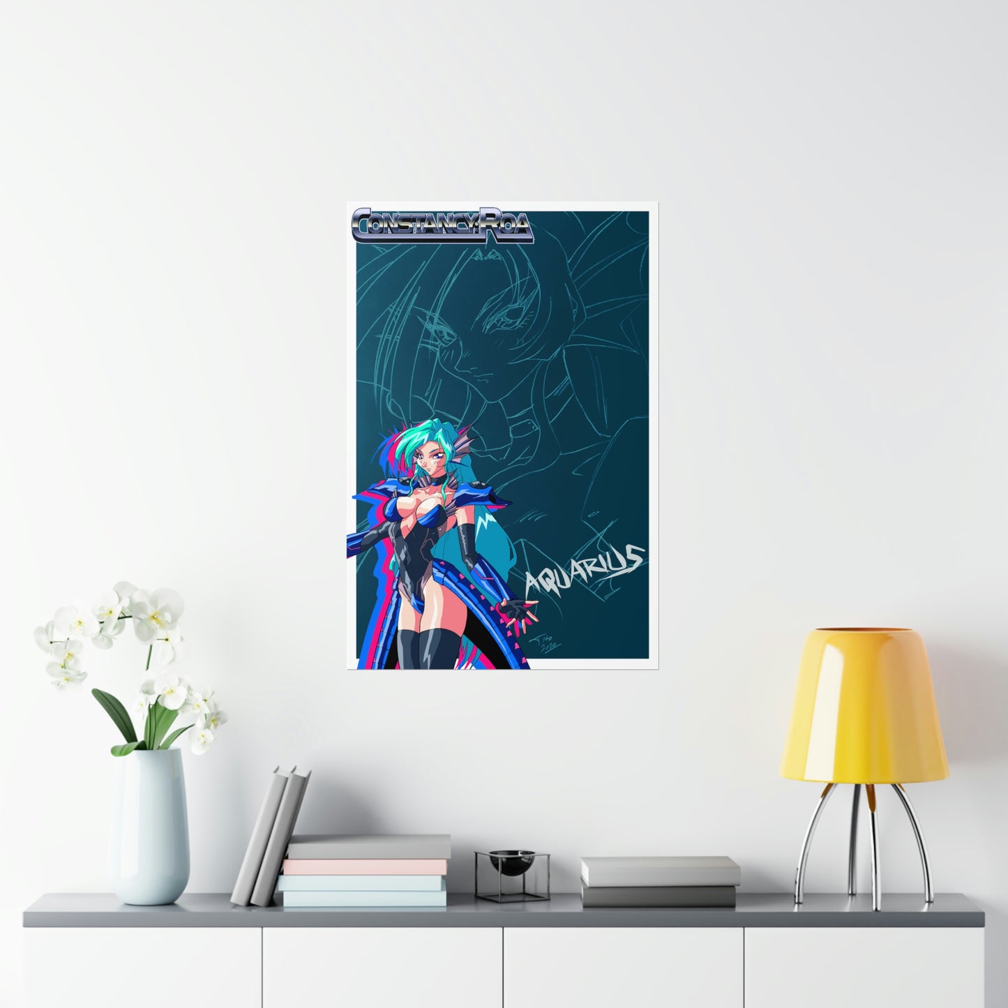 Aquarius artwork Premium Matte Vertical Posters