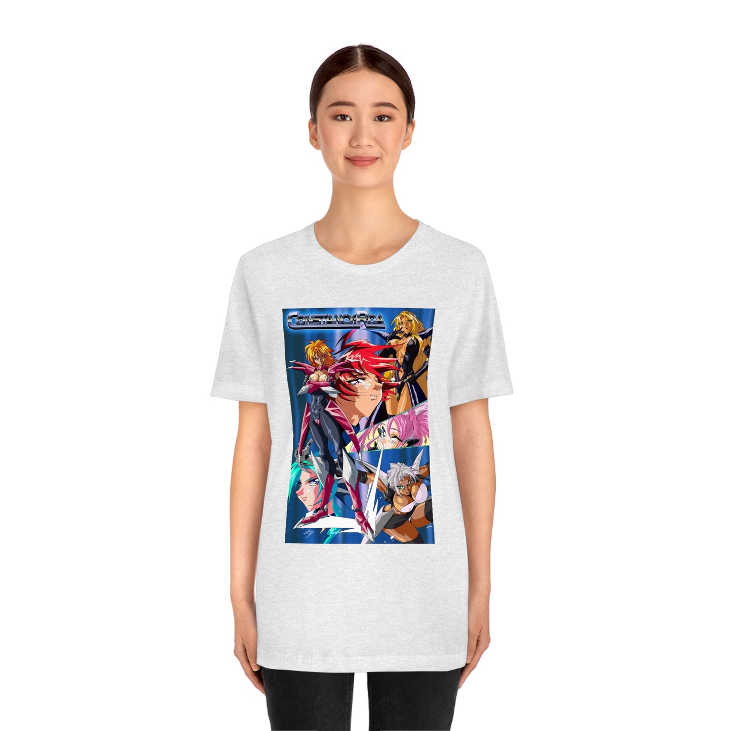 Constancy Roa poster art Unisex Jersey Short Sleeve Tee