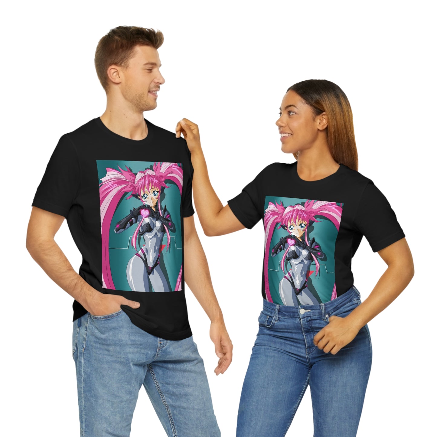Yuimei hearts you just a little Unisex Jersey Short Sleeve Tee