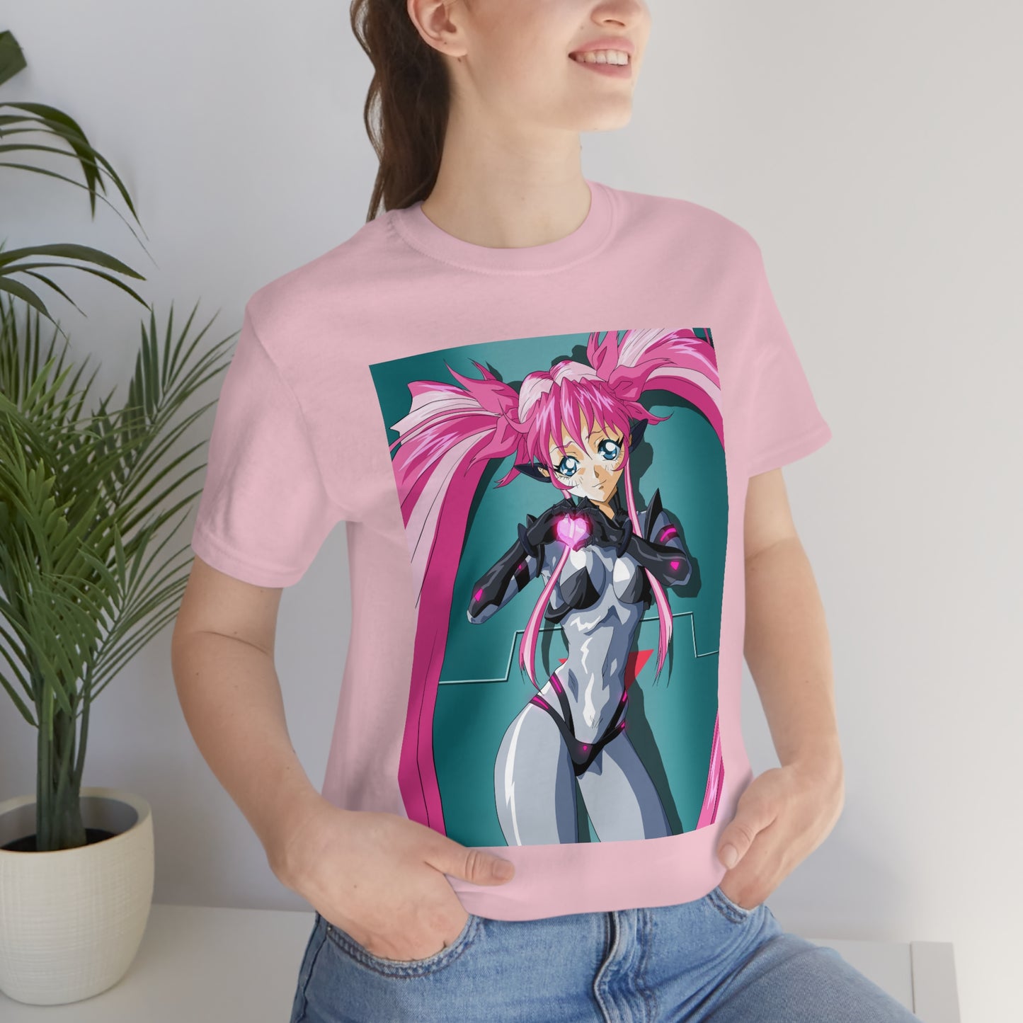 Yuimei hearts you just a little Unisex Jersey Short Sleeve Tee