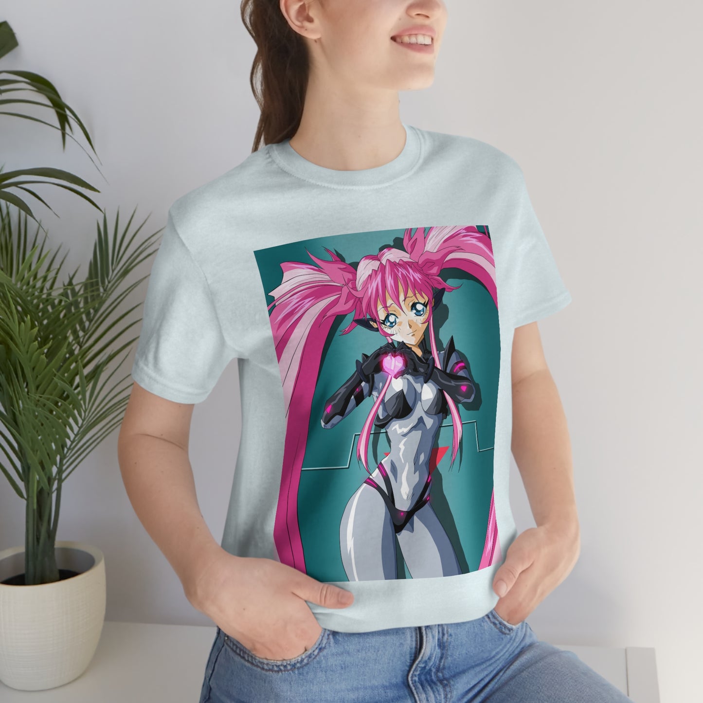Yuimei hearts you just a little Unisex Jersey Short Sleeve Tee