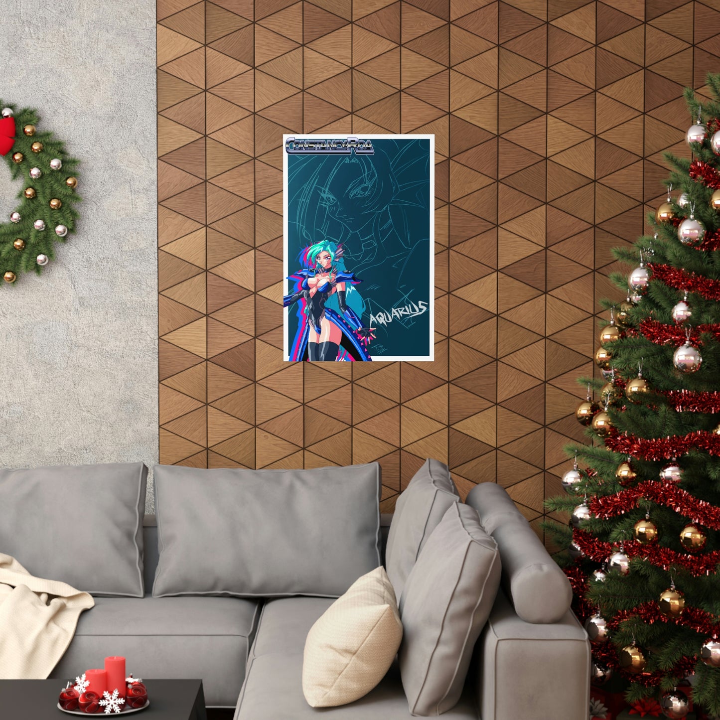 Aquarius artwork Premium Matte Vertical Posters