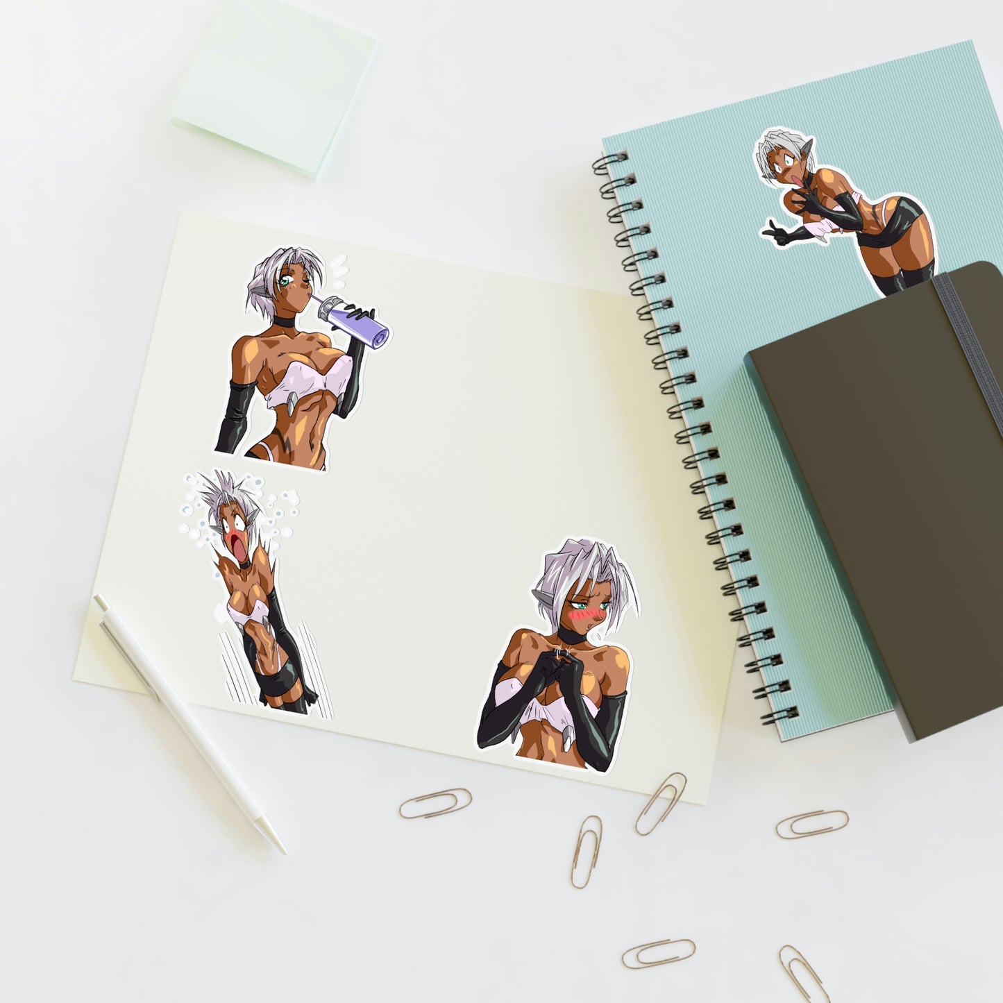 Misha cute and sexy Sticker Sheets