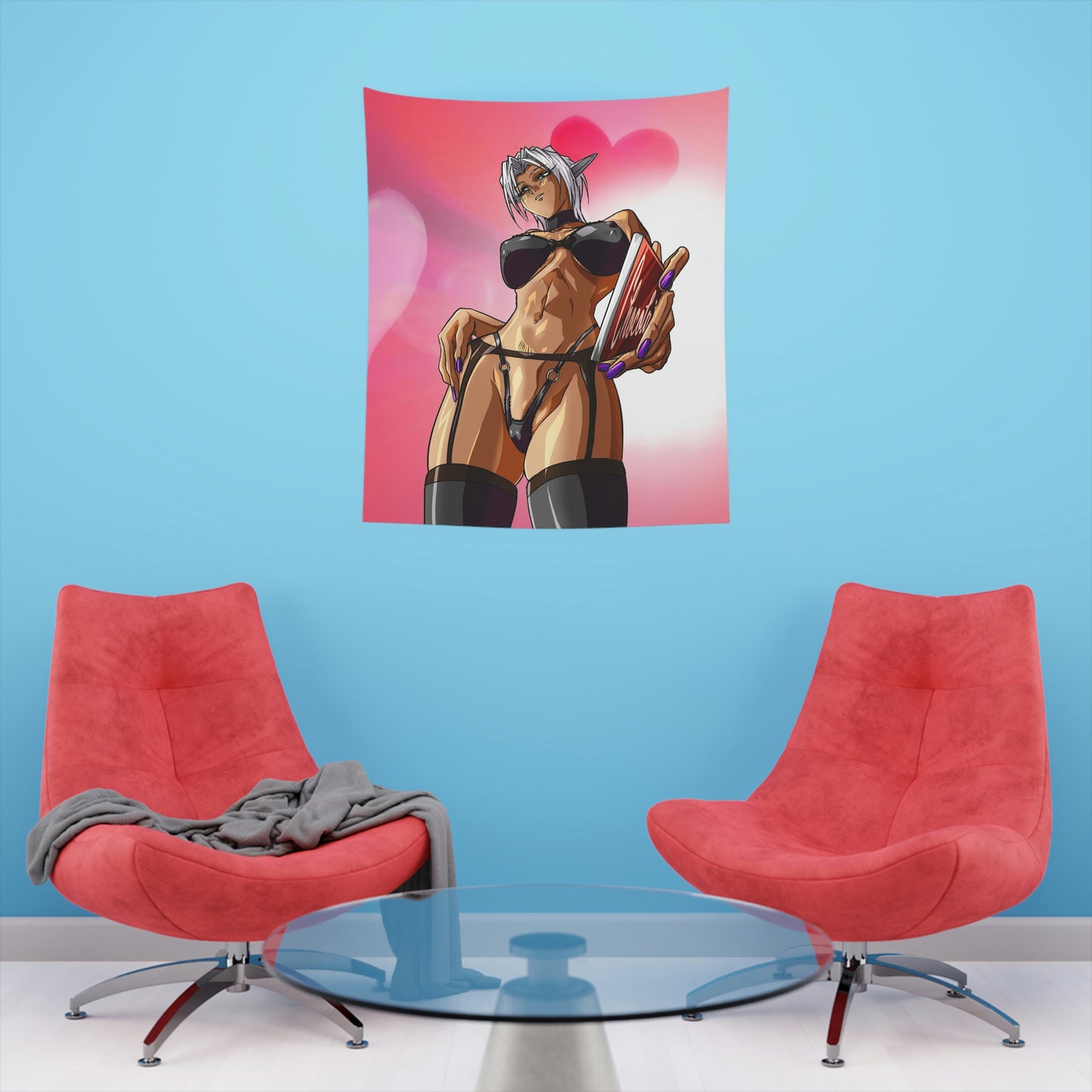 Valentines 2023 Misha sexy Wall Tapestry