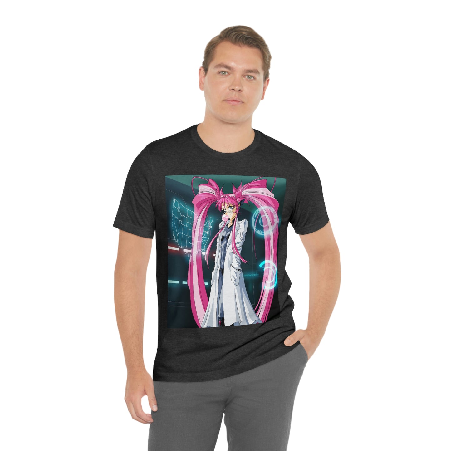 Yuimei definitely not plotting world domination Unisex Jersey Short Sleeve Tee