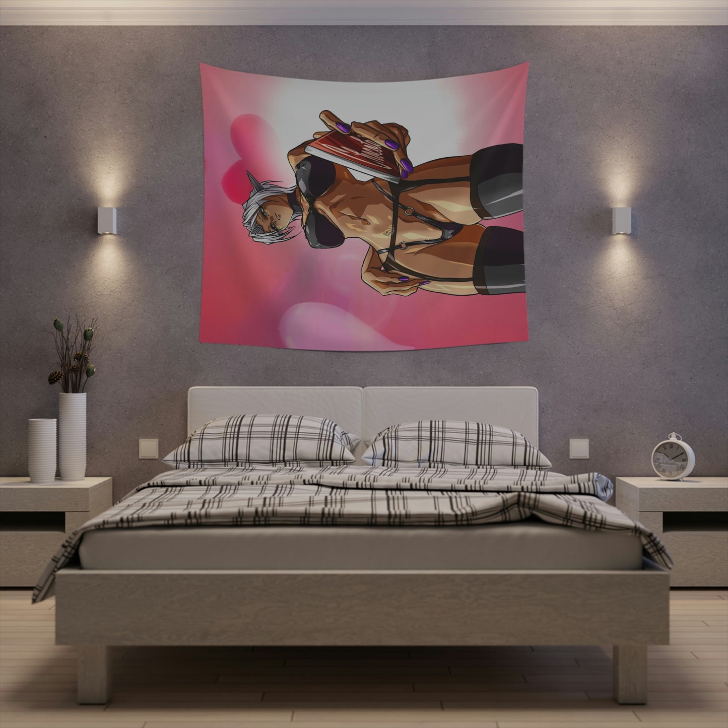 Valentines 2023 Misha sexy Wall Tapestry