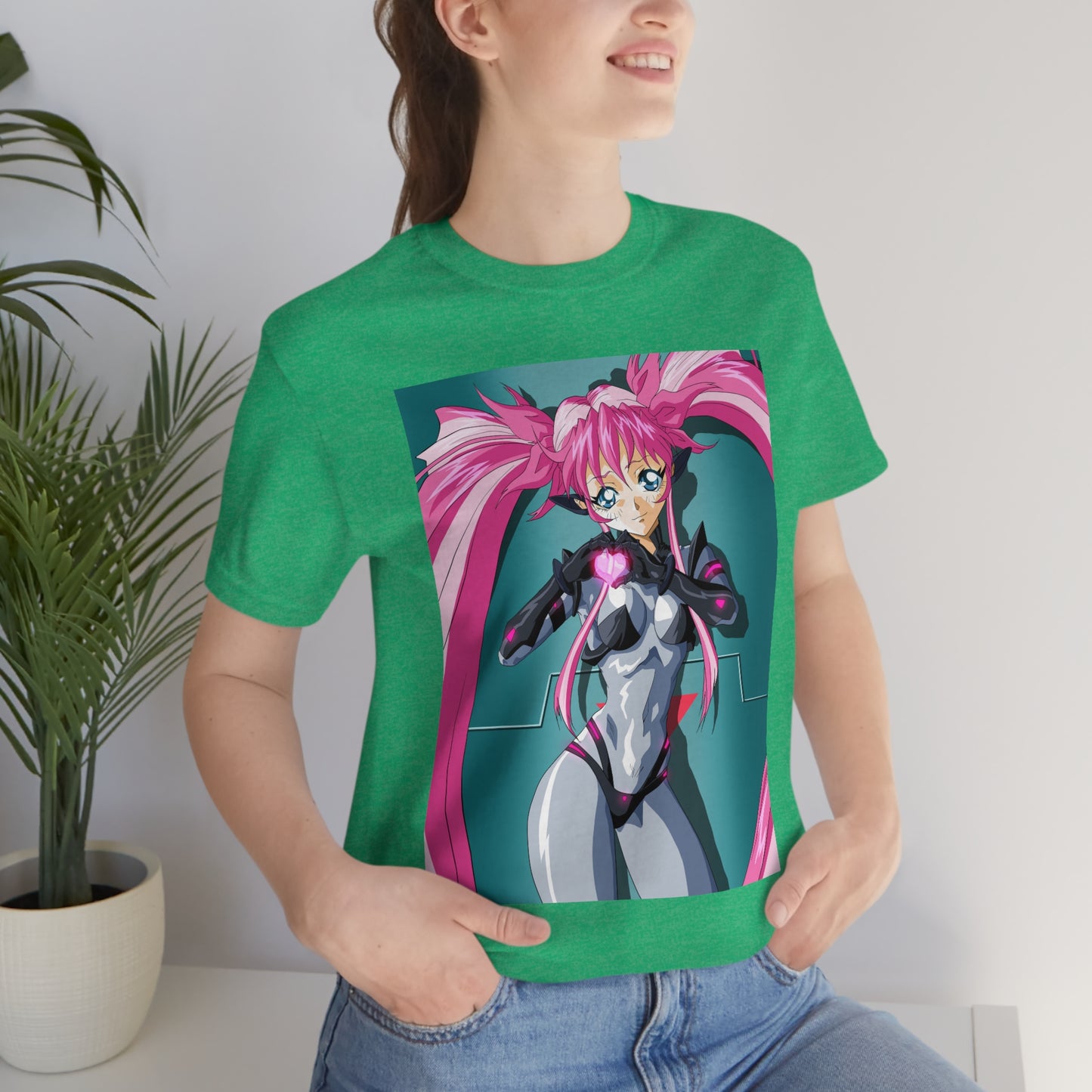 Yuimei hearts you just a little Unisex Jersey Short Sleeve Tee