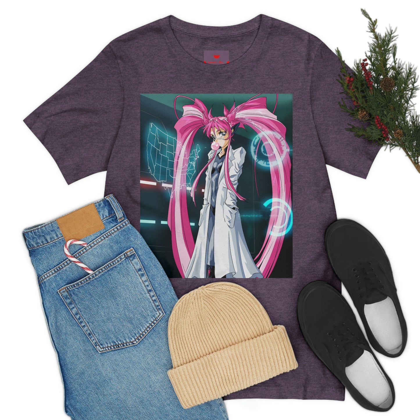 Yuimei definitely not plotting world domination Unisex Jersey Short Sleeve Tee