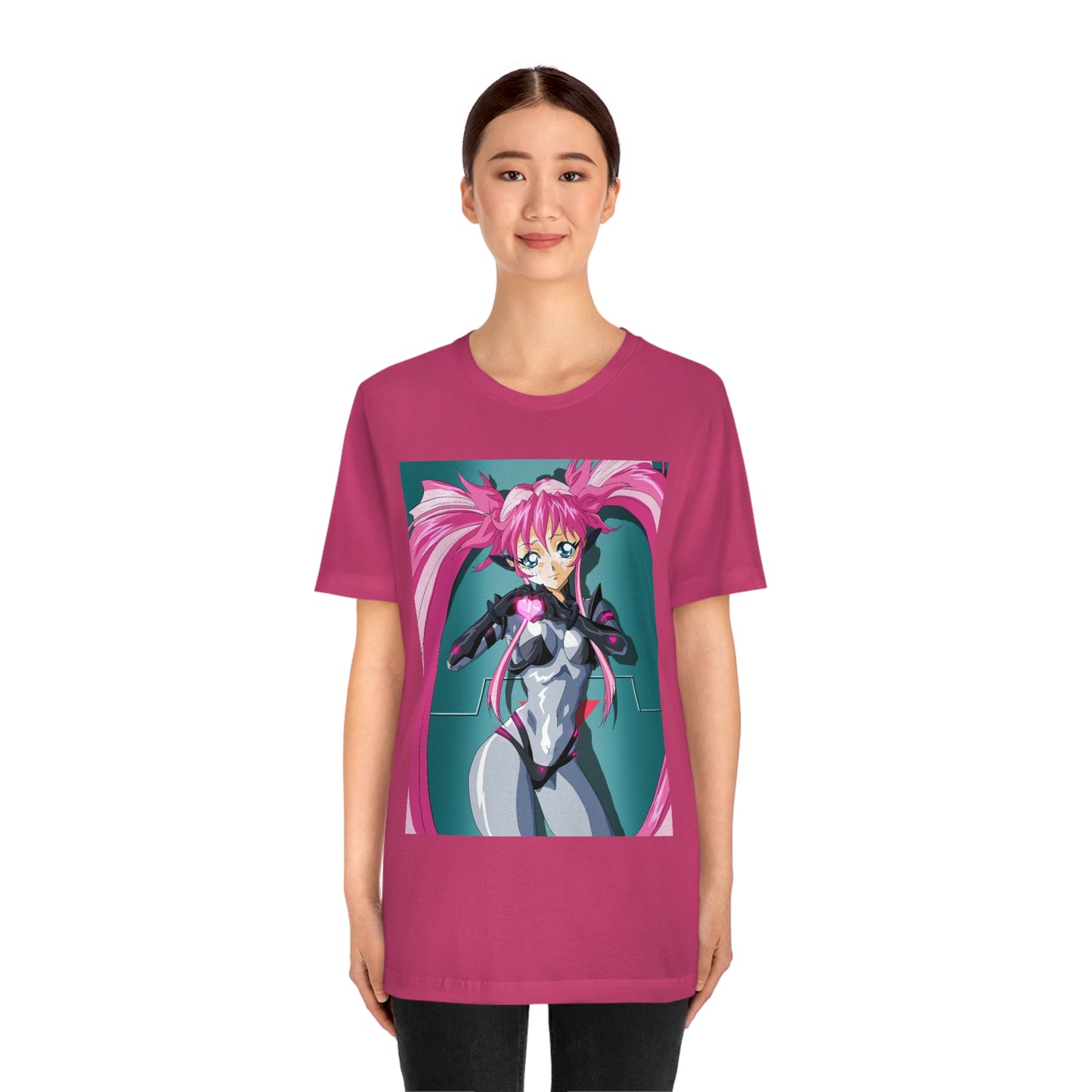 Yuimei hearts you just a little Unisex Jersey Short Sleeve Tee