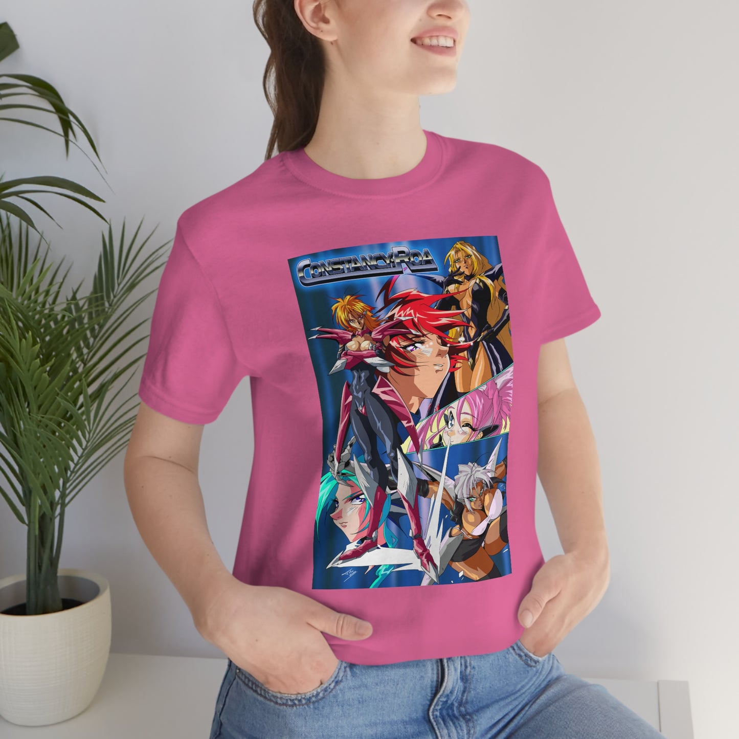 Constancy Roa poster art Unisex Jersey Short Sleeve Tee