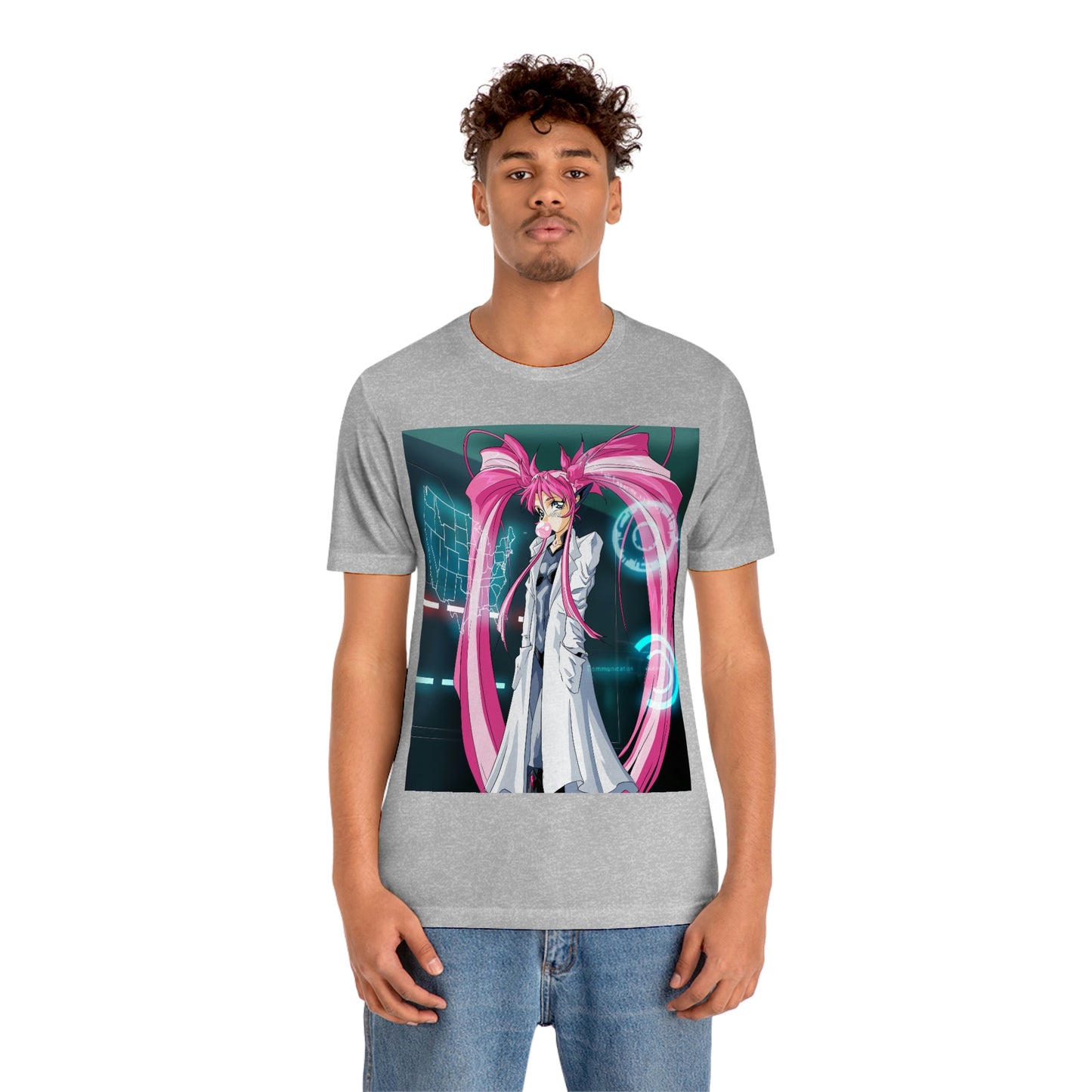 Yuimei definitely not plotting world domination Unisex Jersey Short Sleeve Tee