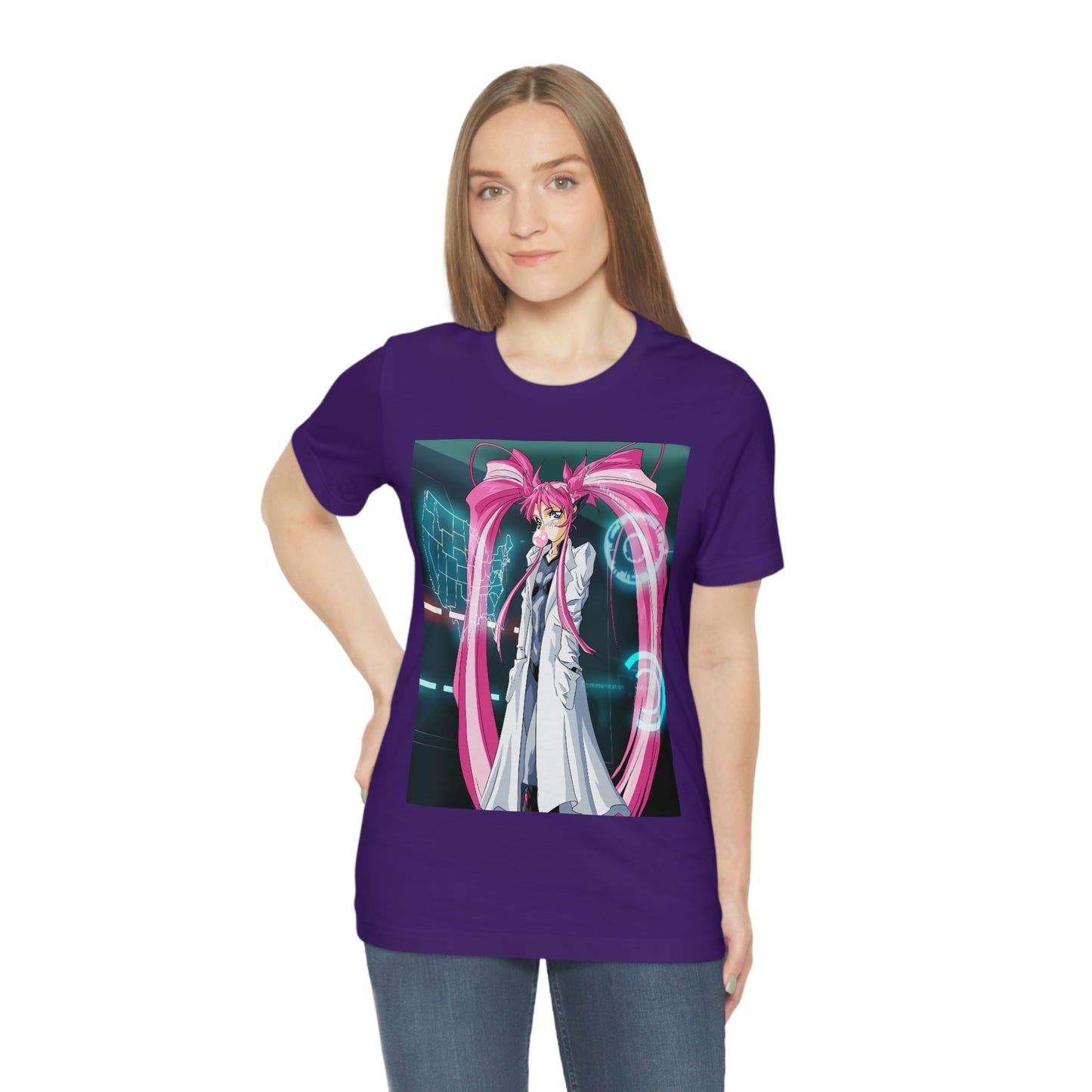 Yuimei definitely not plotting world domination Unisex Jersey Short Sleeve Tee