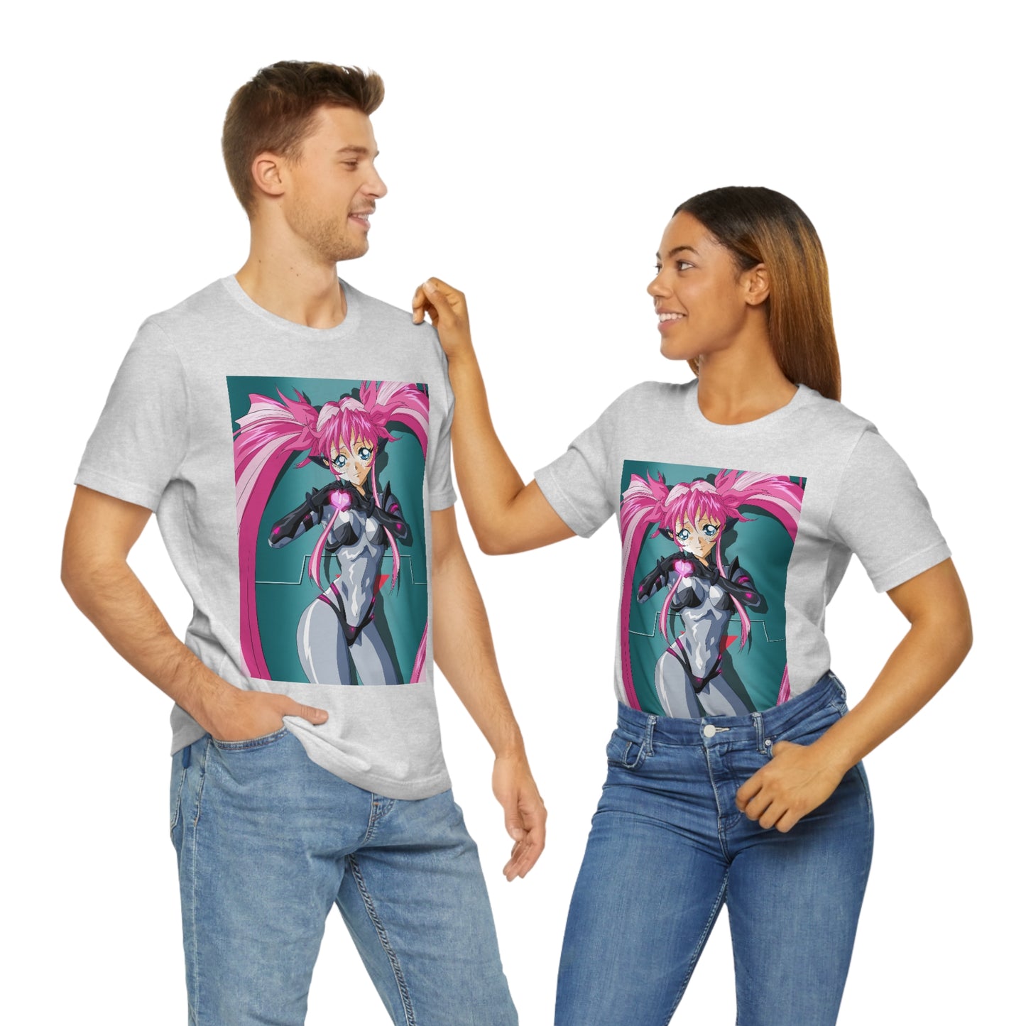 Yuimei hearts you just a little Unisex Jersey Short Sleeve Tee
